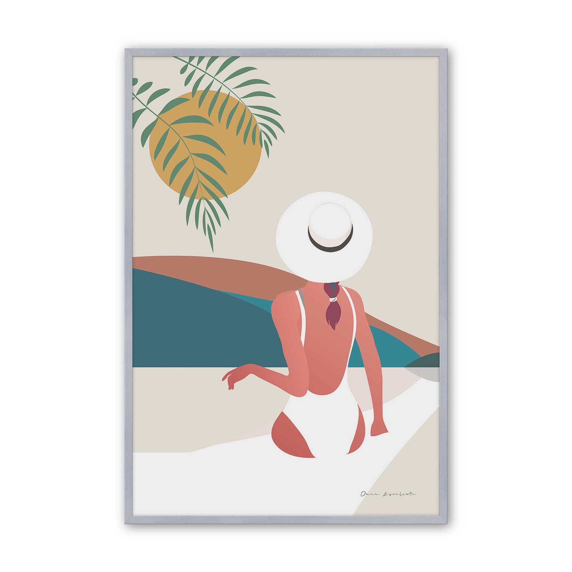 [Color:Polished Chrome], Picture of art in a Polished Chrome frame