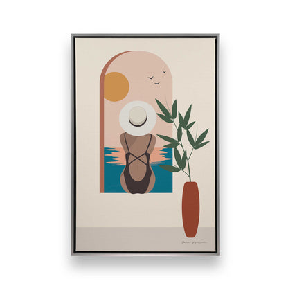 [Color:Polished Chrome], Picture of art in a Polished Chrome frame