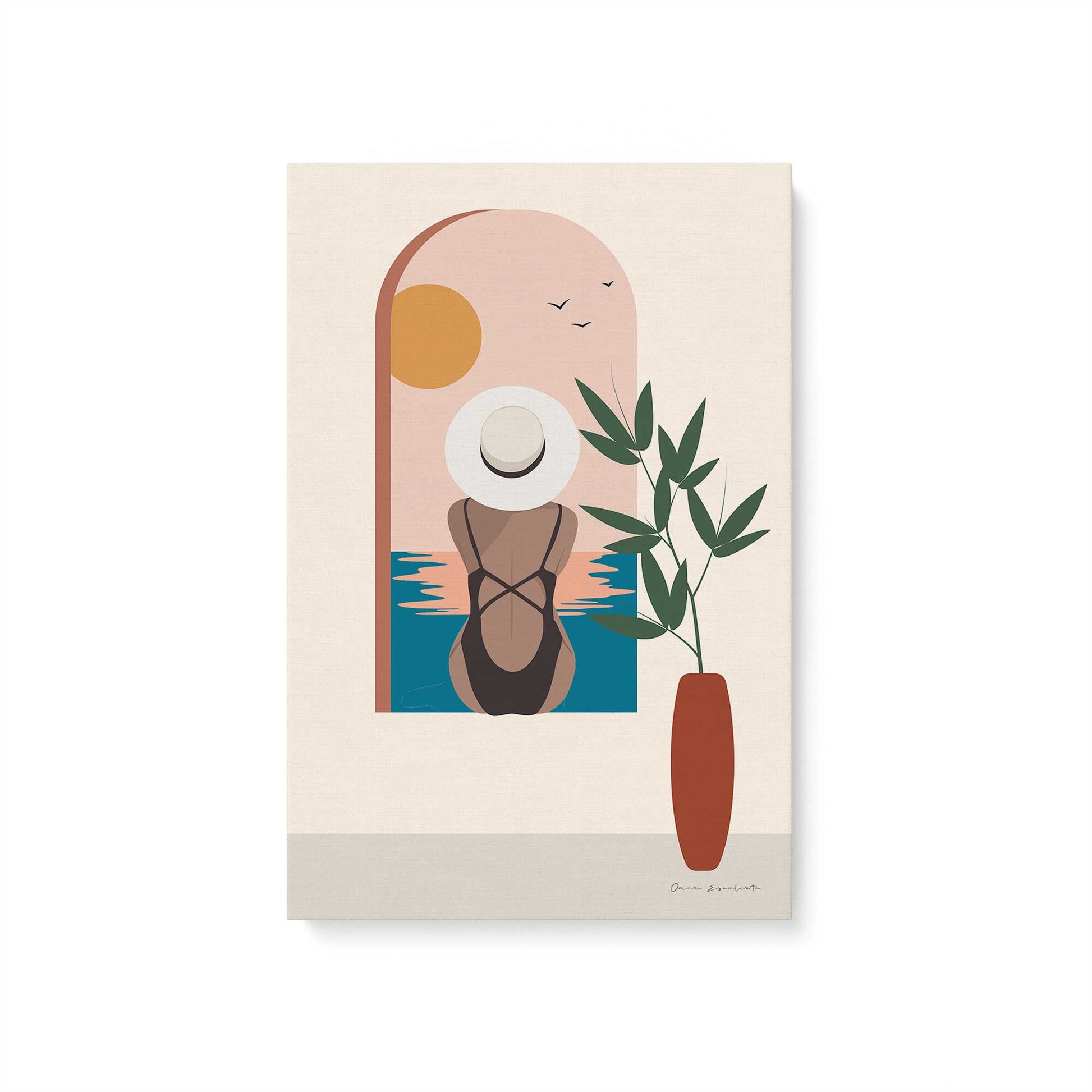 [Color:Stretched Canvas], Picture of art