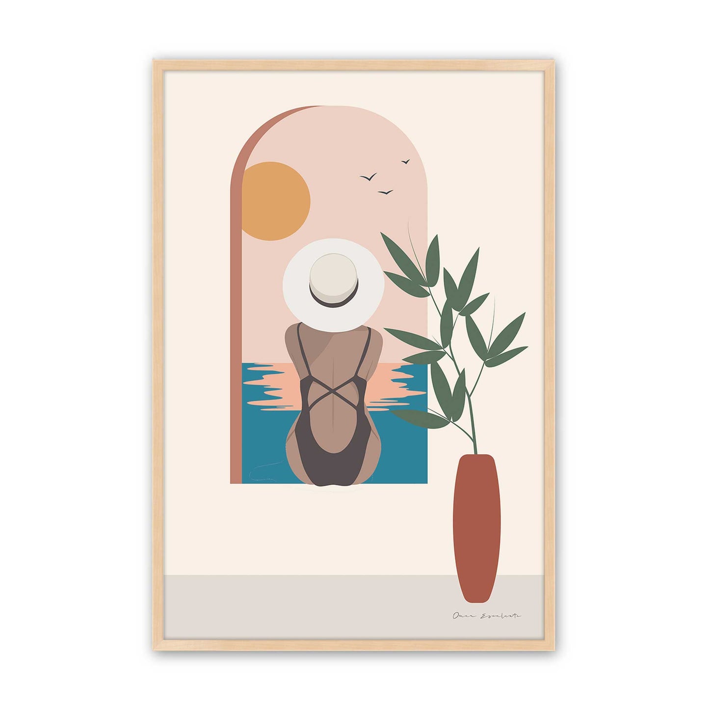 [Color:Raw Maple], Picture of art in a Raw Maple frame