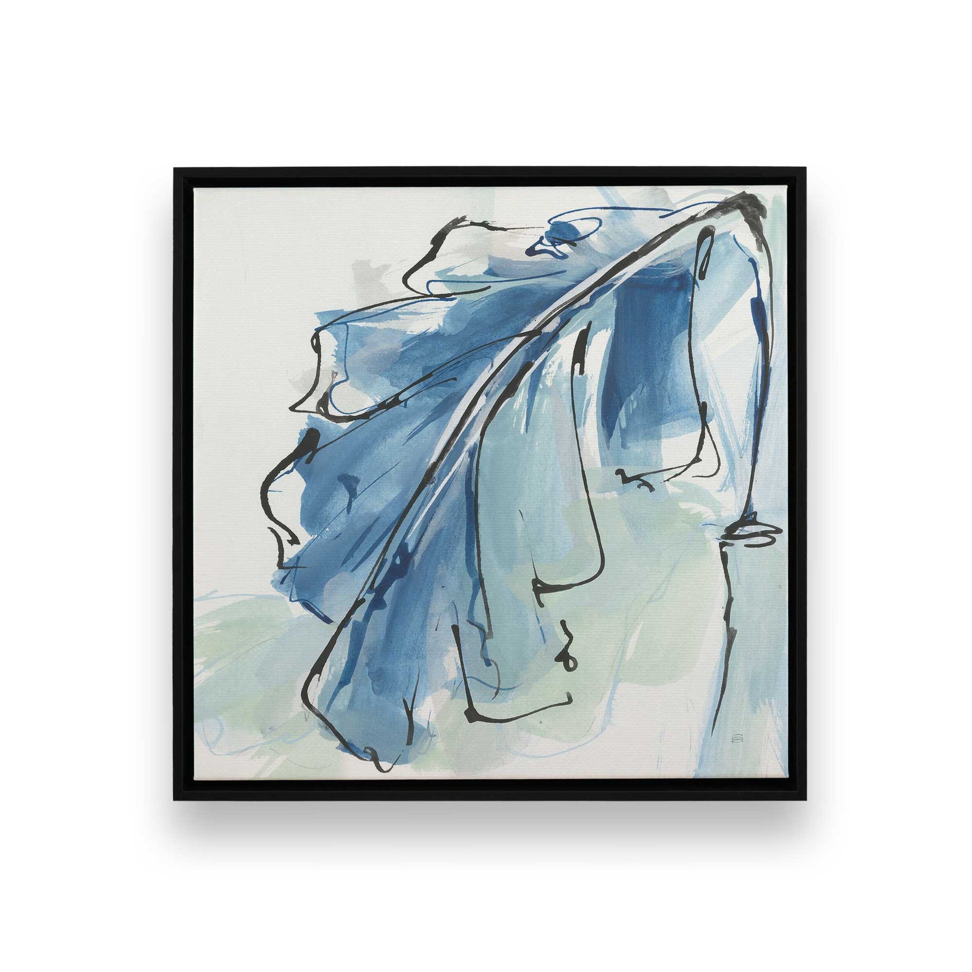 [Color:Satin Black], Picture of art in a Satin Black frame