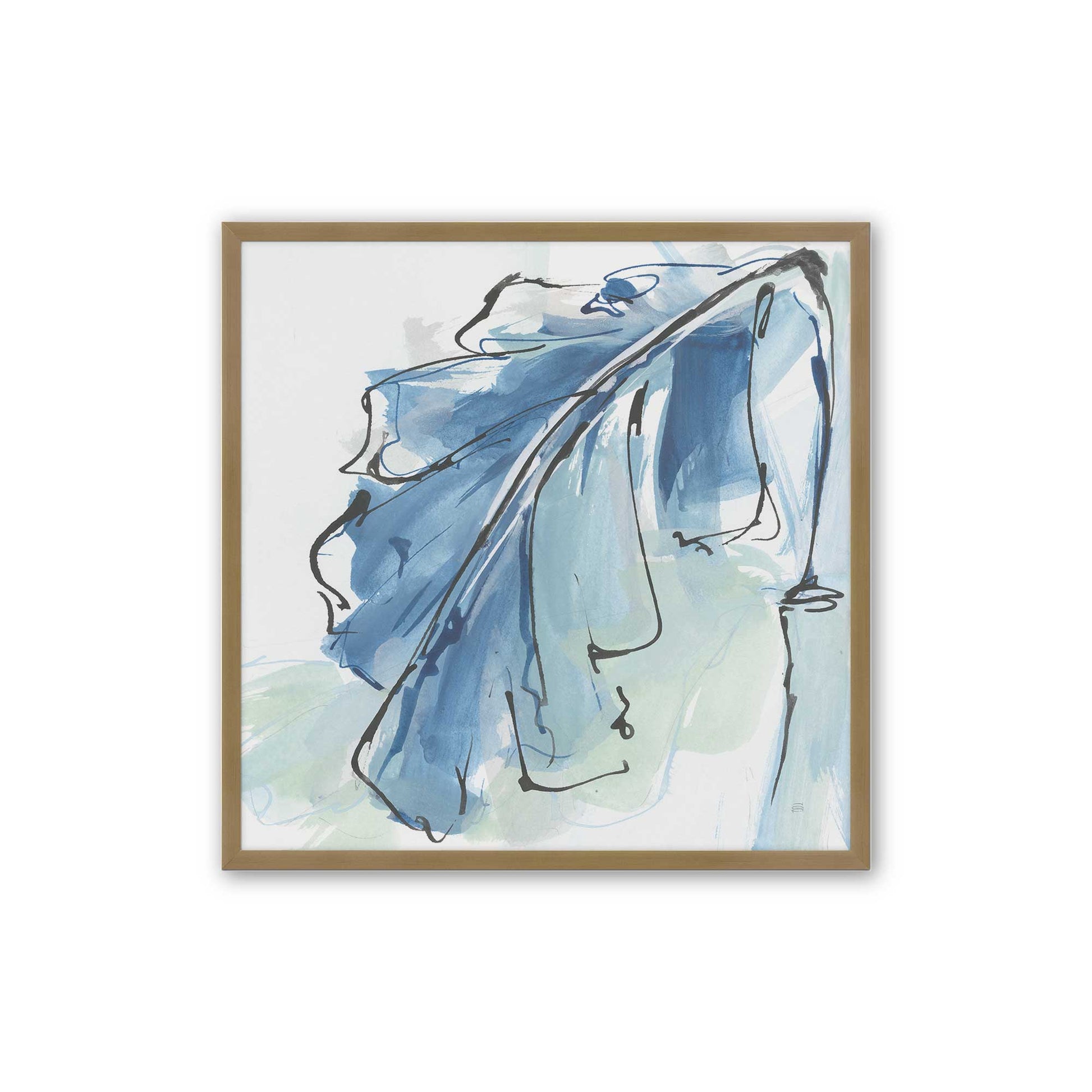 [Color:Brushed Gold], Picture of art in a Brushed Gold frame