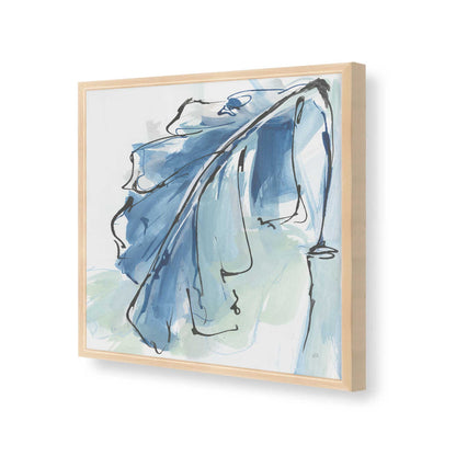 [Color:Raw Maple], Picture of art in a Raw Maple frame at an angle