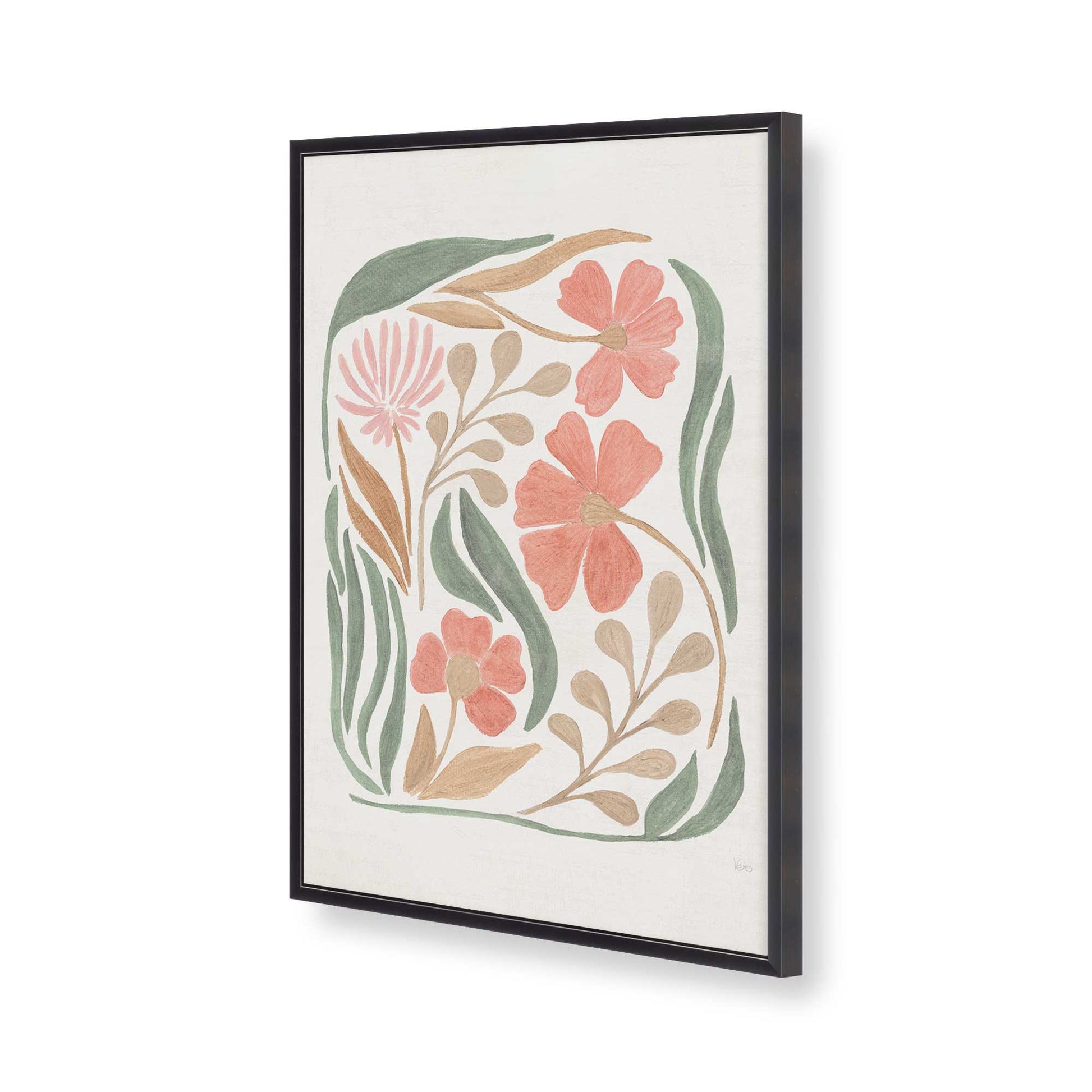 [Color:Weathered Zinc], Picture of art in a Weathered Zinc frame of the corner