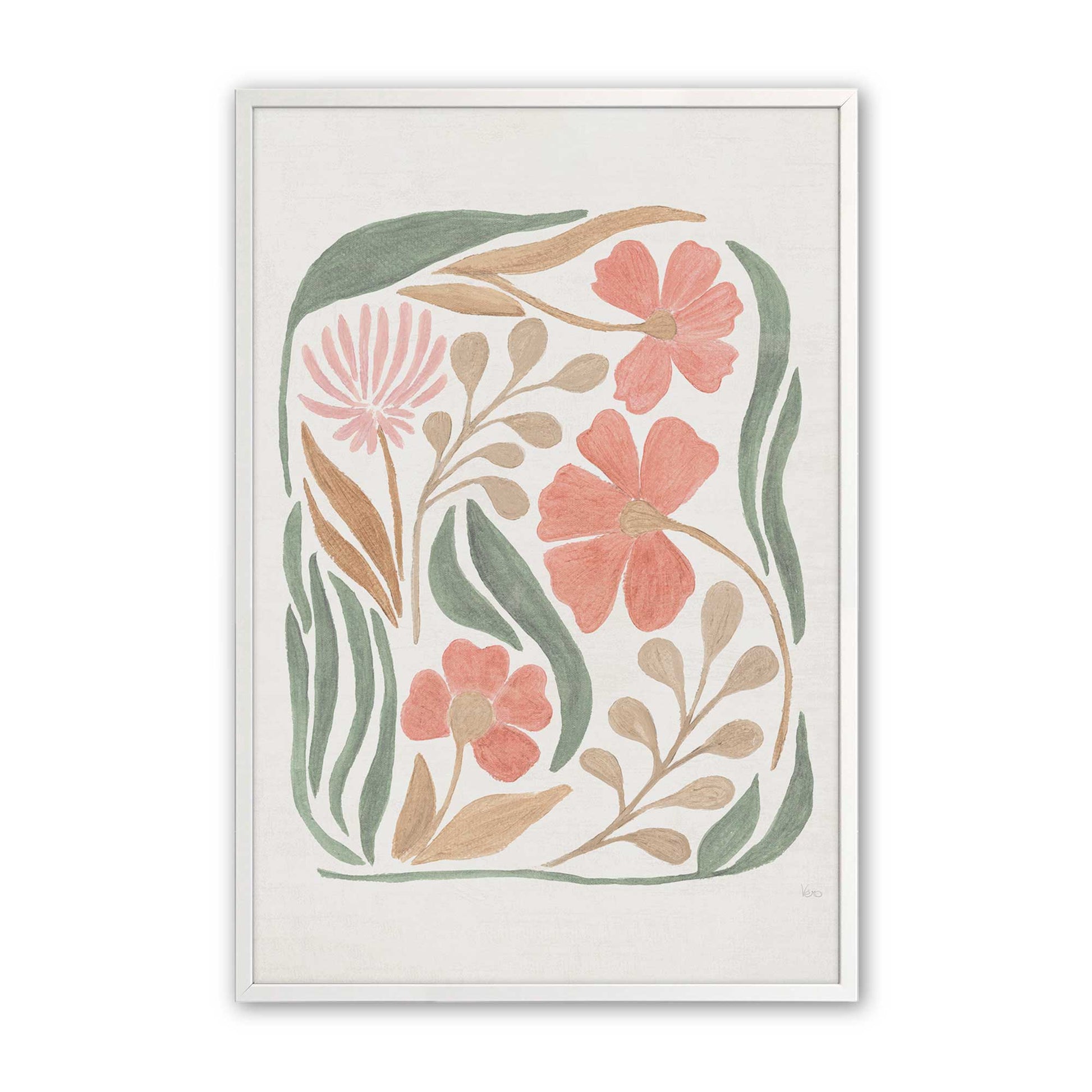 [Color:Opaque White], Picture of art in a Opaque White frame