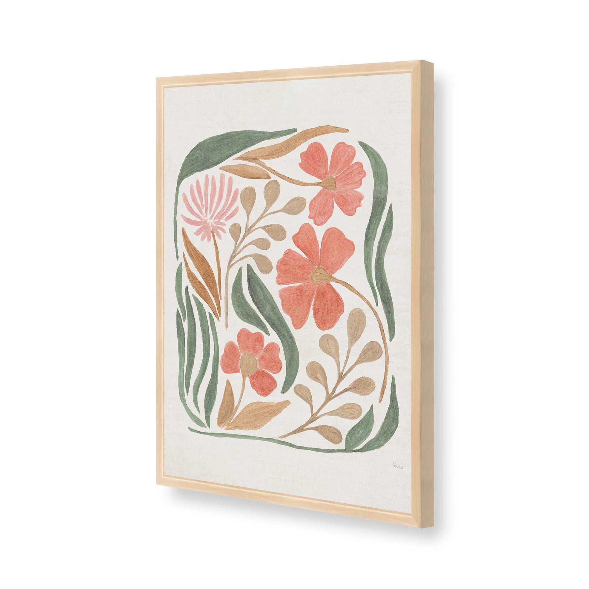 [Color:Raw Maple], Picture of art in a Raw Maple frame of the corner