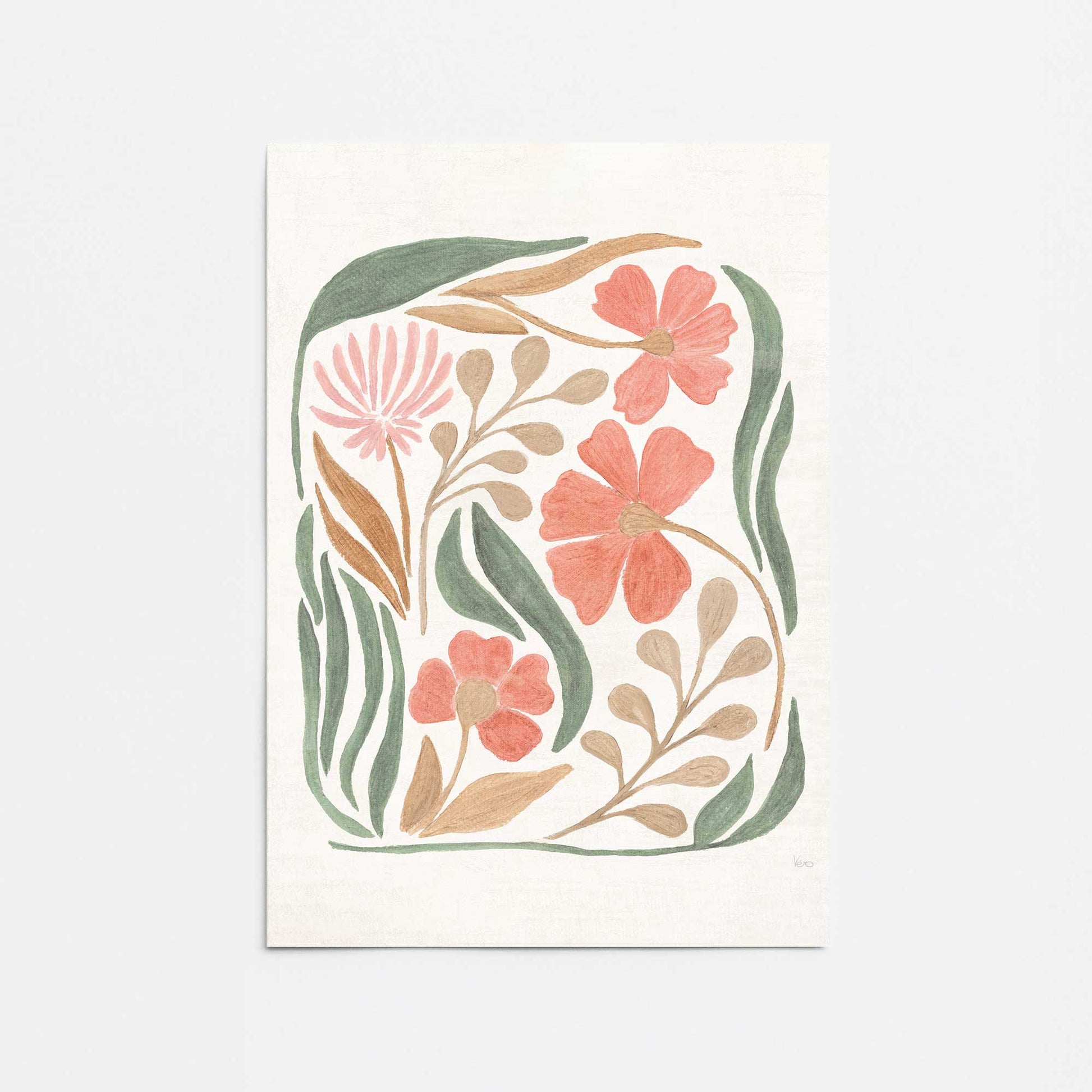 [color:Rolled Print], Picture of close up of art