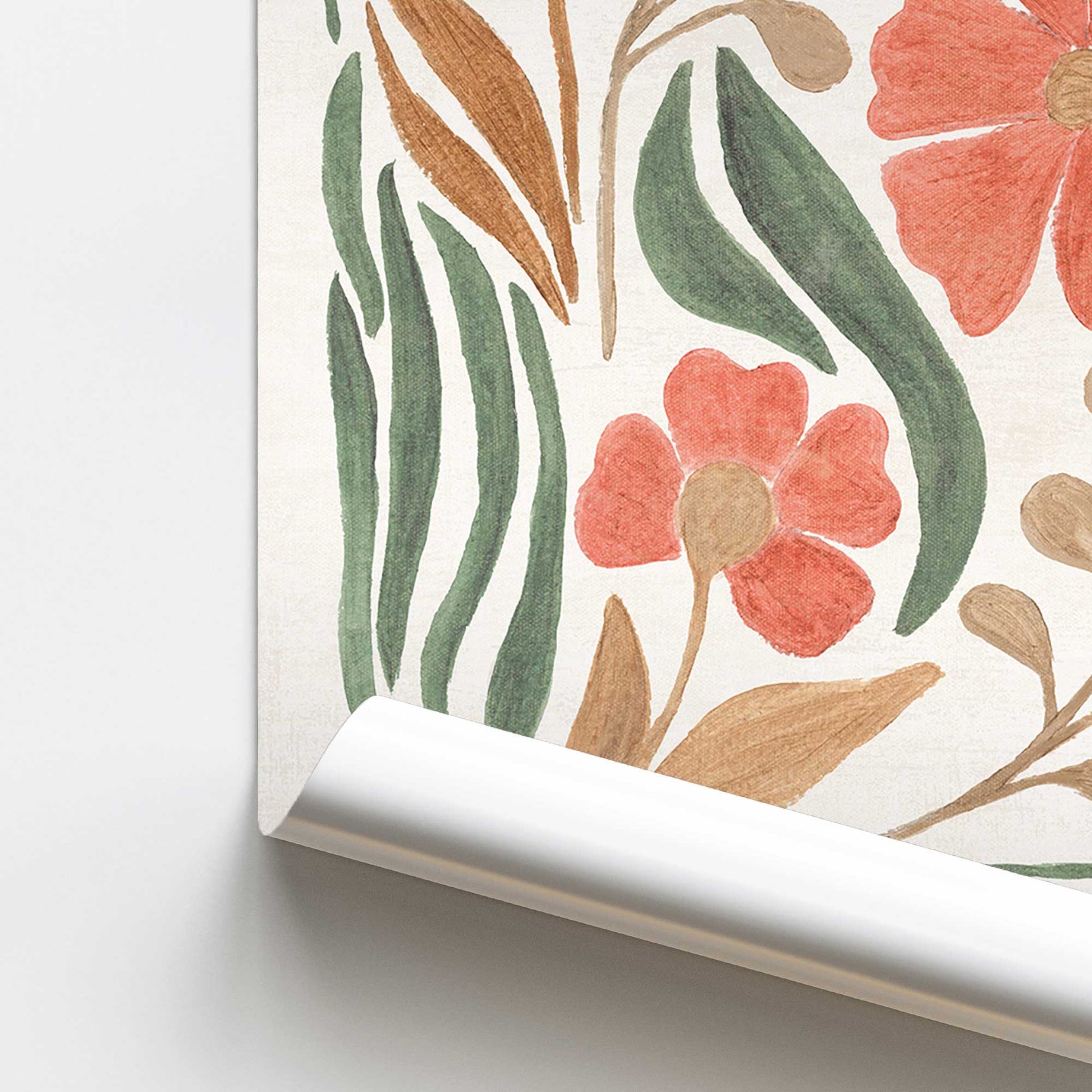 [color:Rolled Print], Picture of close up of art