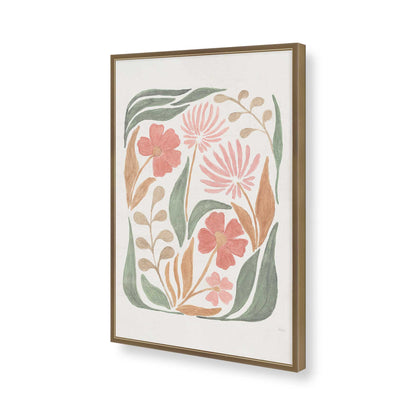 [Color:Brushed Gold], Picture of art in a Brushed Gold frame of the corner