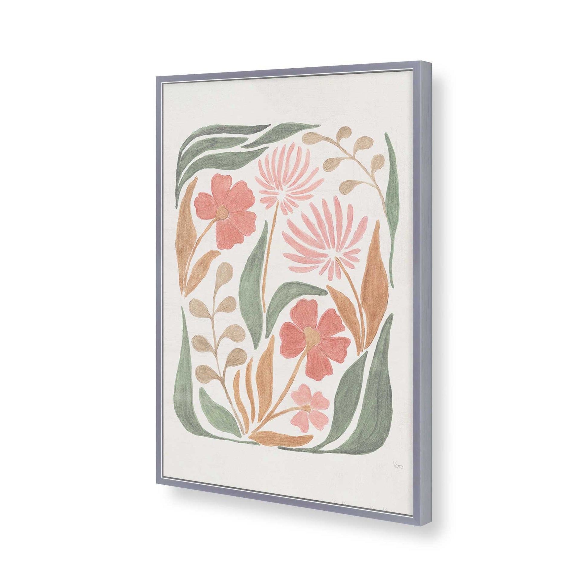 [Color:Polished Chrome], Picture of art in a Polished Chrome frame of the corner