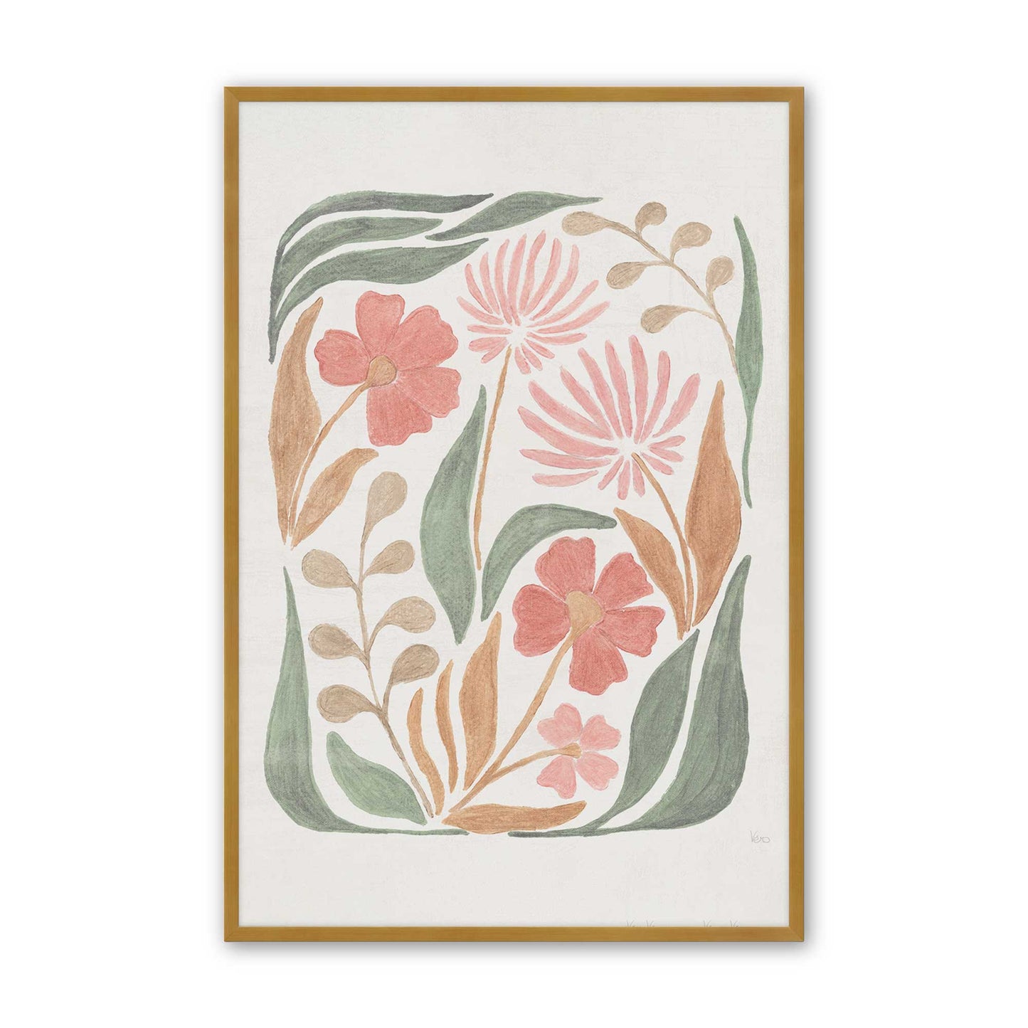 [Color:Polished Gold], Picture of art in a Polished Gold frame