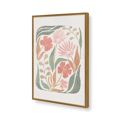 [Color:Polished Gold], Picture of art in a Polished Gold frame of the corner
