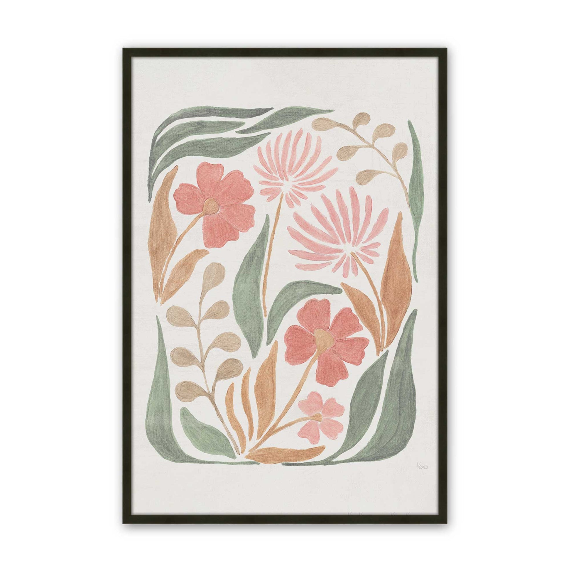 [Color:Satin Black], Picture of art in a Satin Black frame