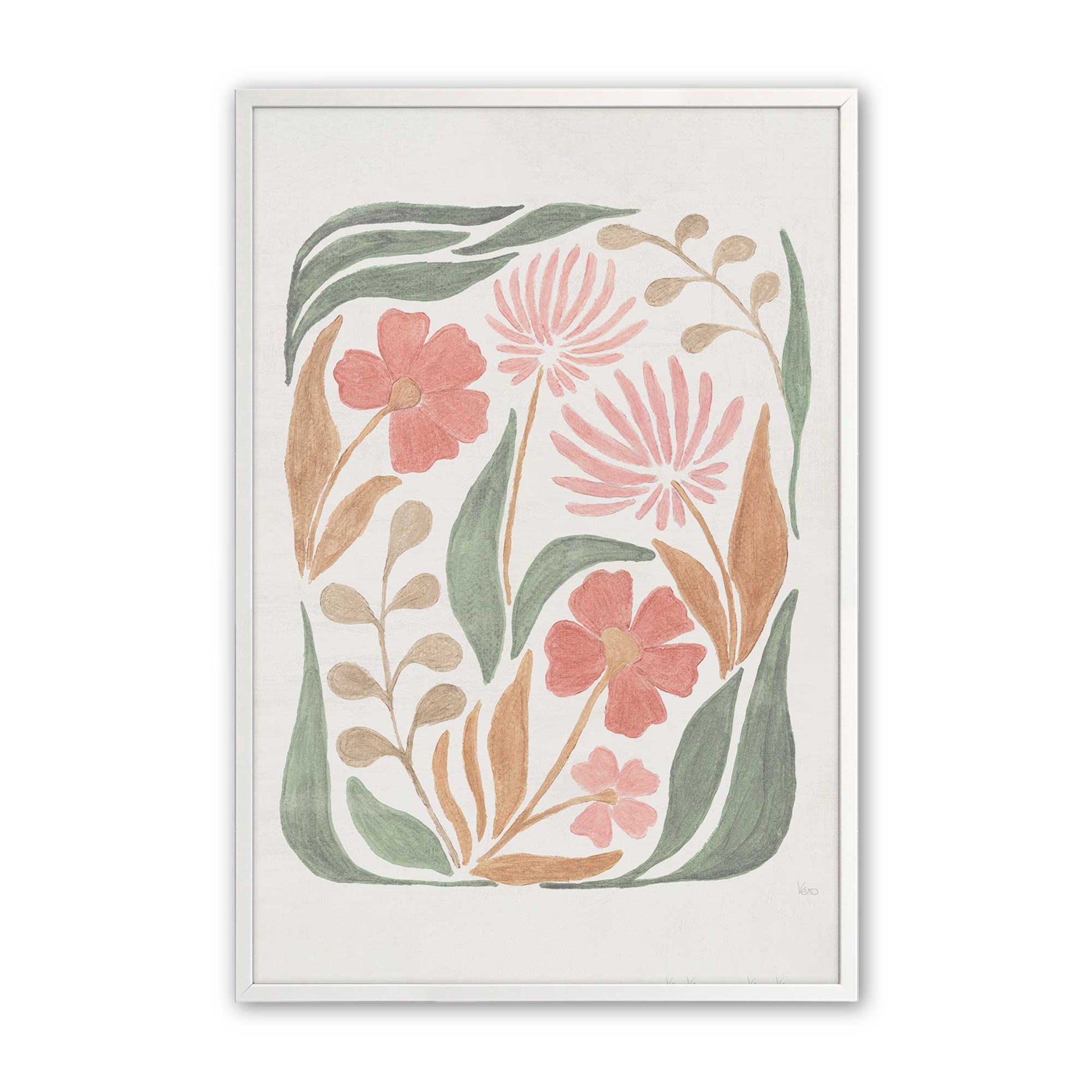[Color:Opaque White], Picture of art in a Opaque White frame