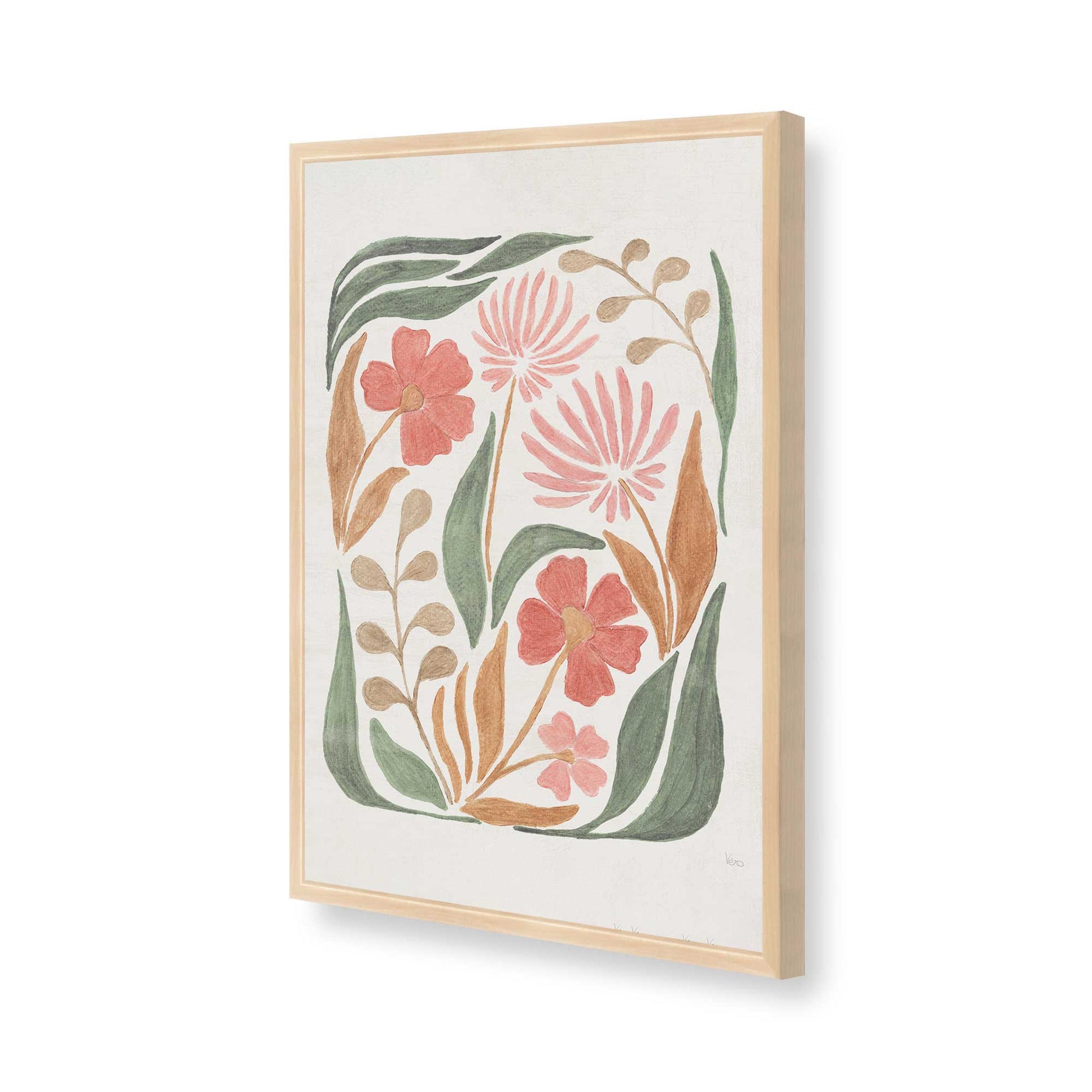 [Color:Raw Maple], Picture of art in a Raw Maple frame of the corner