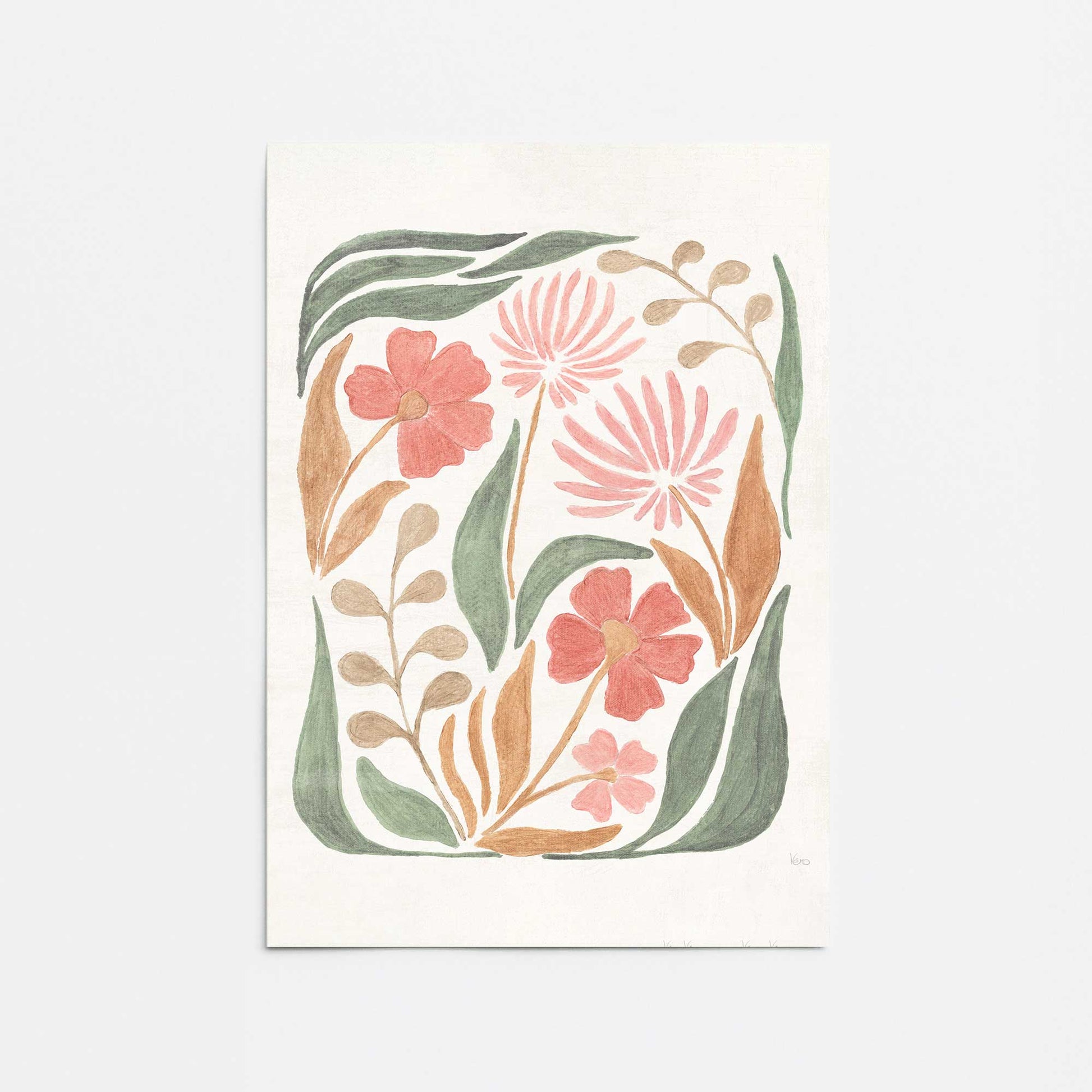 [color:Rolled Print], Picture of close up of art