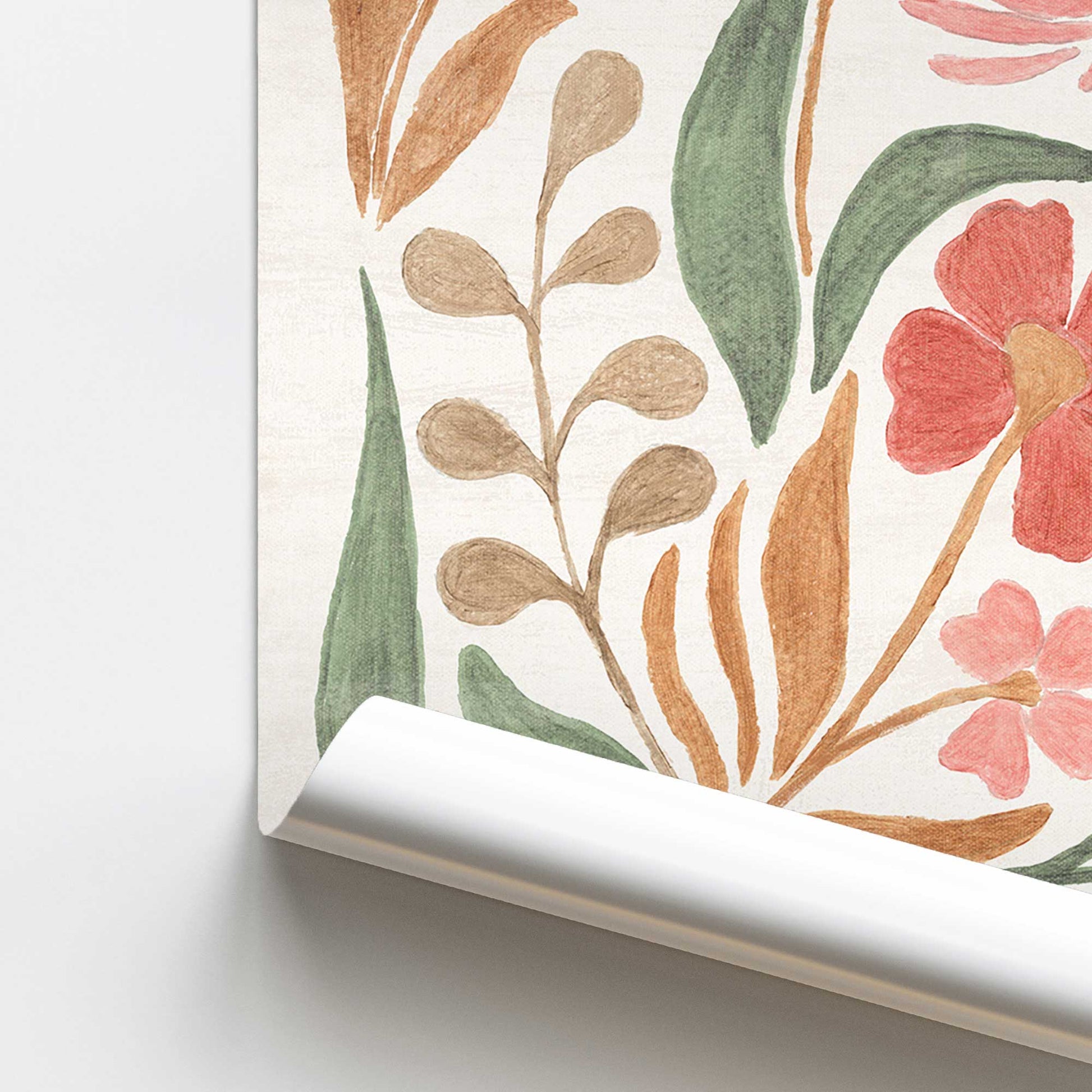 [color:Rolled Print], Picture of close up of art