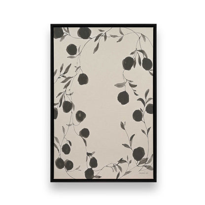 [Color:Satin Black], Picture of art in a Satin Black frame