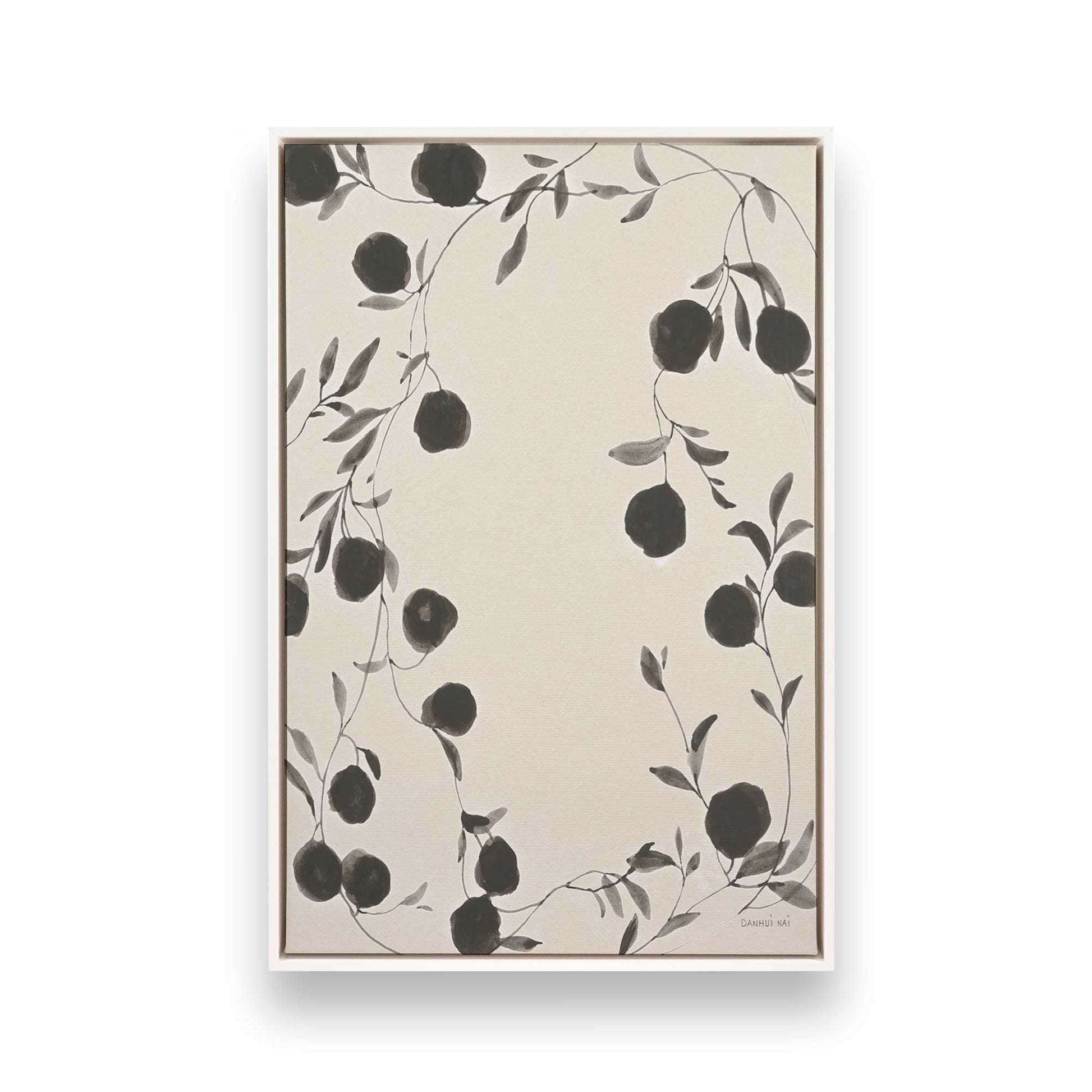 [Color:Opaque White], Picture of art in a White frame