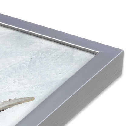 [Color:Polished Chrome], Picture of art in a Polished Chrome frame at an angle