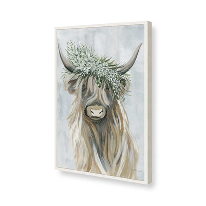 [Color:Opaque White], Picture of art in a Opaque White frame of the corner