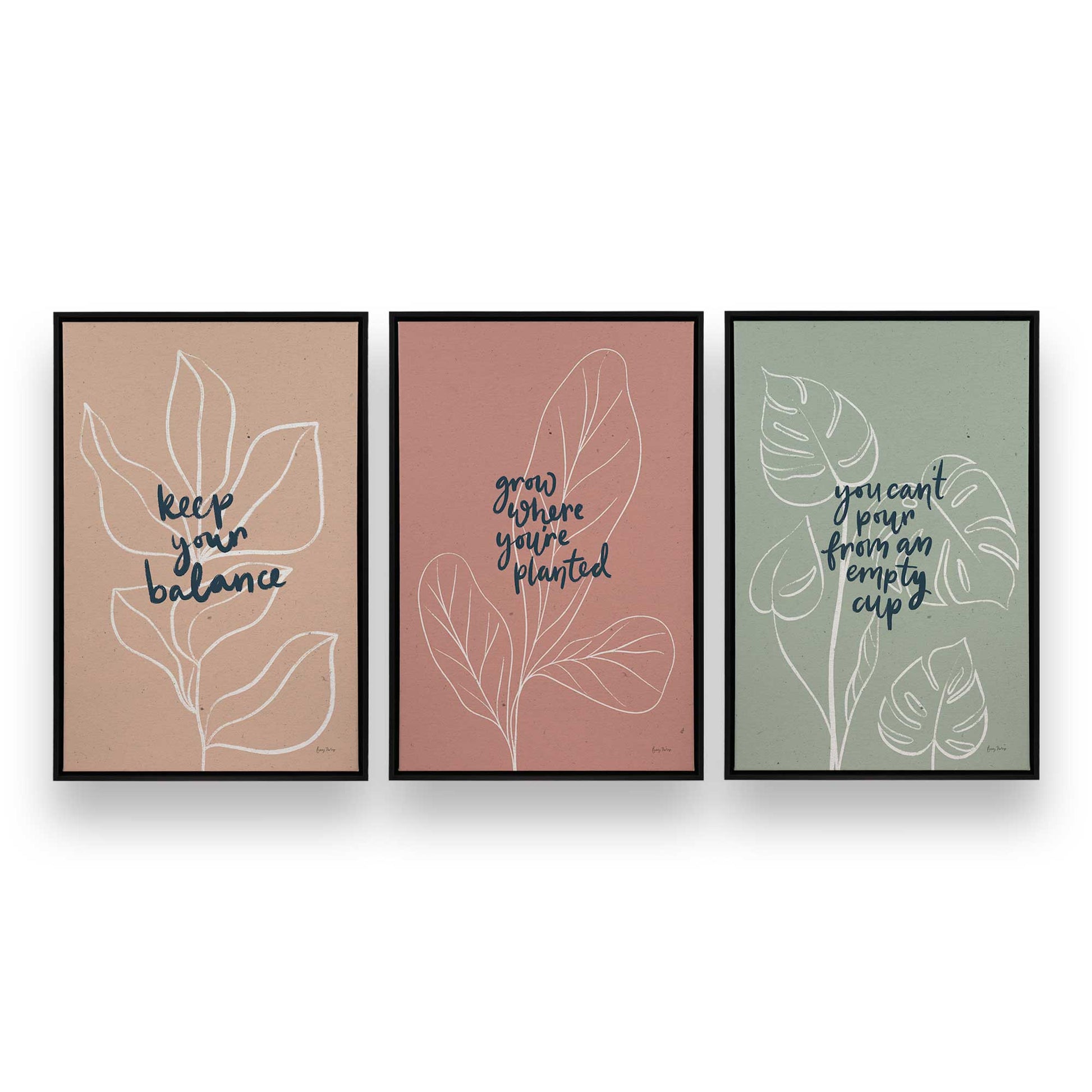 [Color:Satin Black], Picture of art in a Satin Black frame