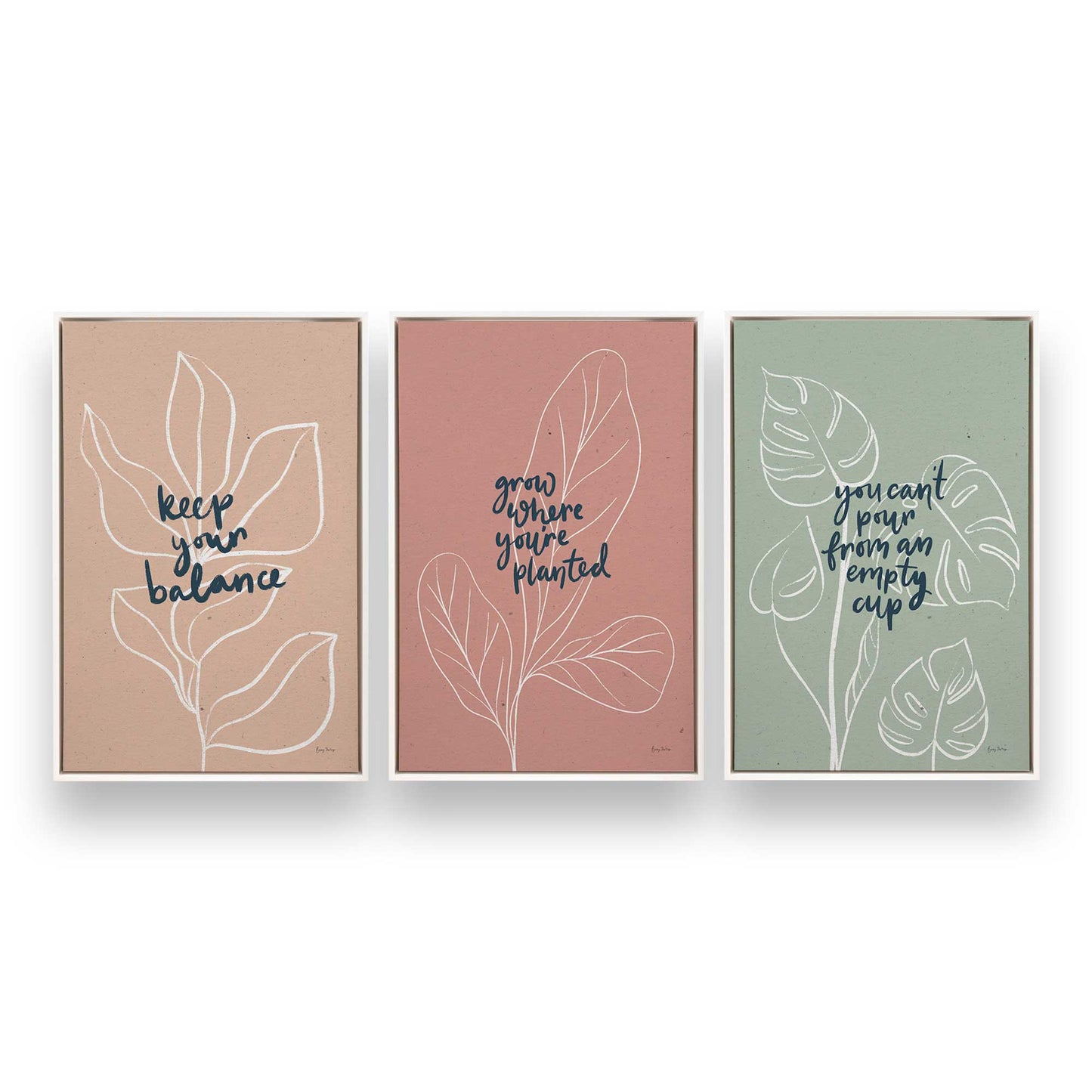 [Color:Opaque White], Picture of art in a White frame