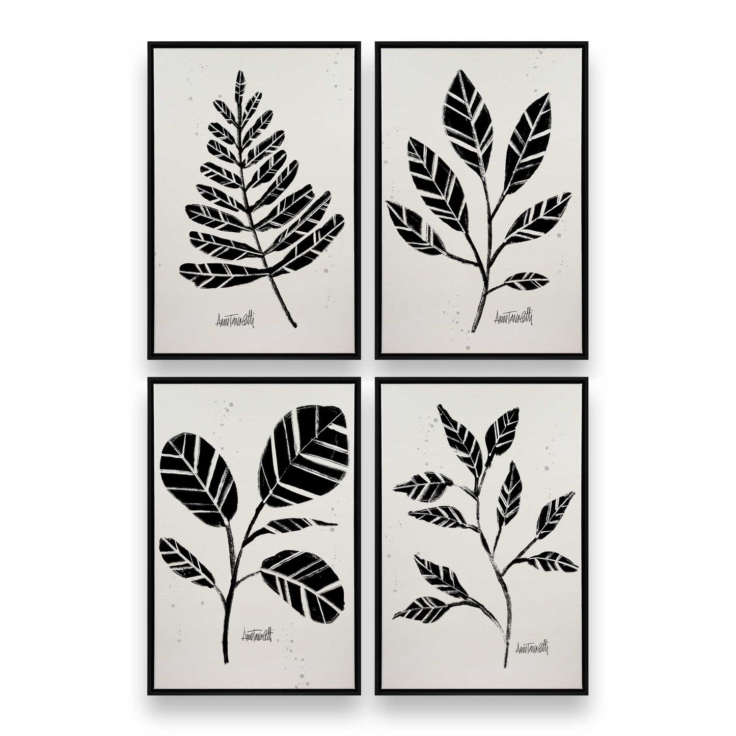 [Color:Satin Black], Picture of art in a Satin Black frame