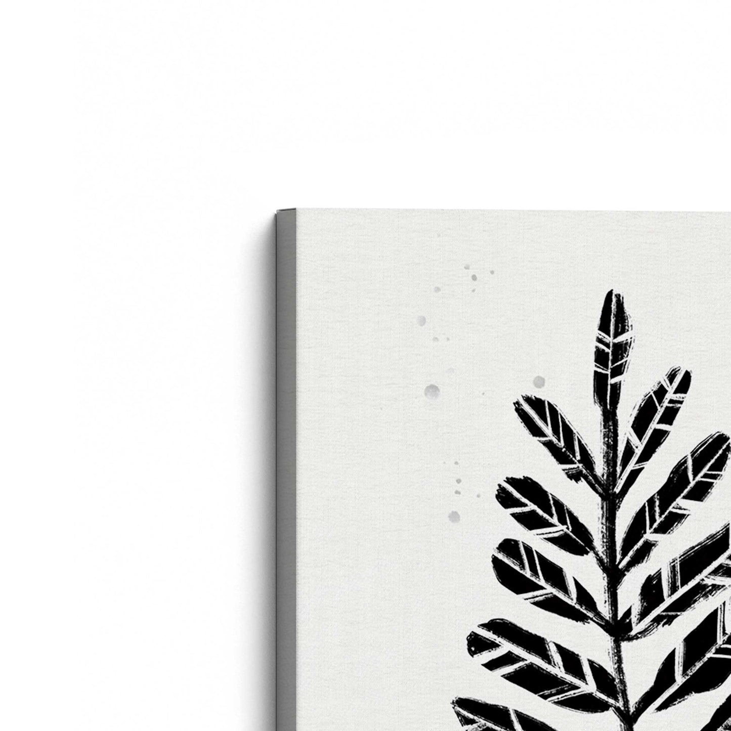 [Color:Stretched Canvas], Picture of art at an angle