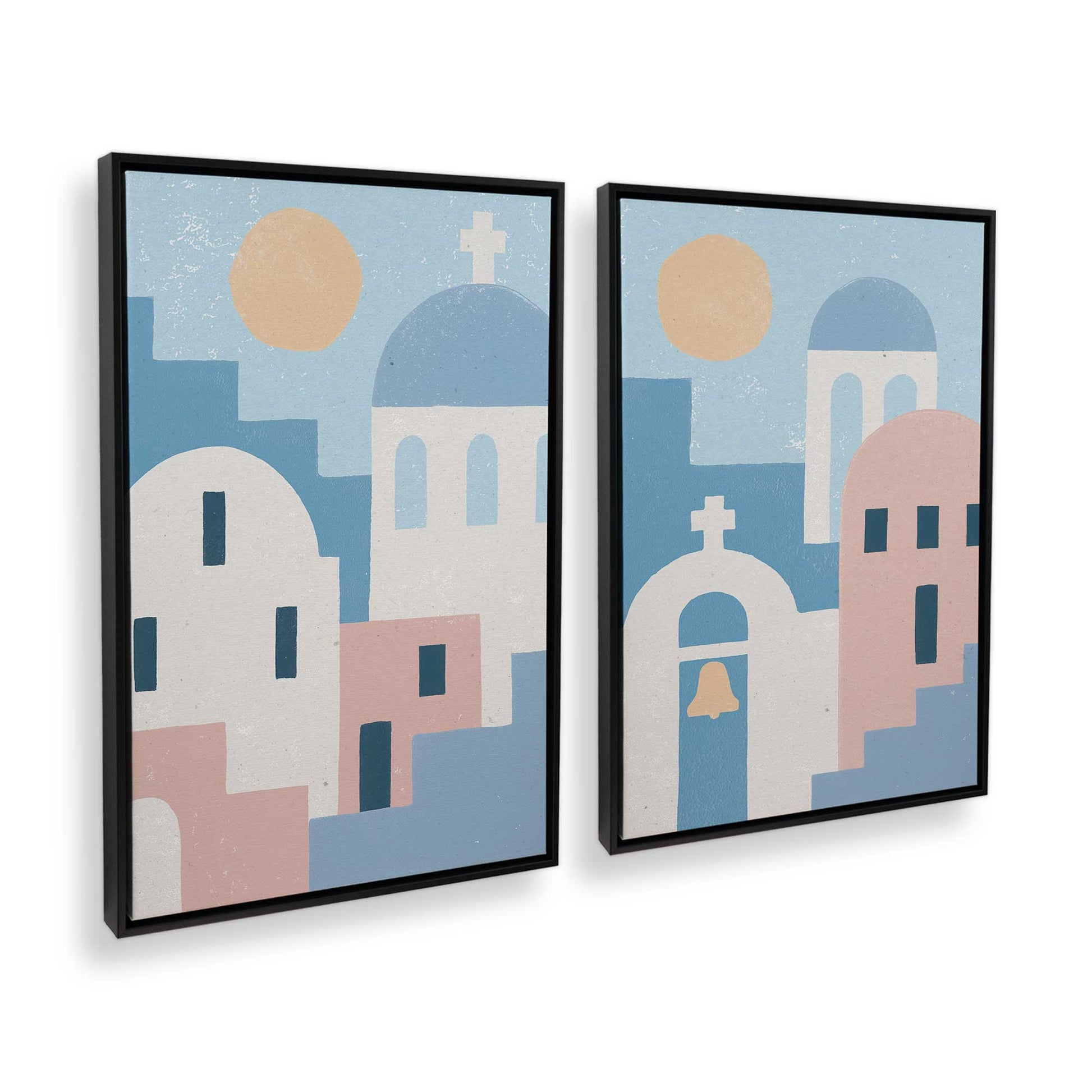 [Color:Satin Black], Picture of art in a Satin Black frame at an angle