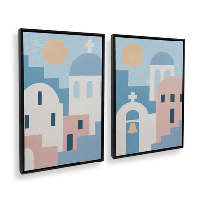 [Color:Satin Black], Picture of art in a Satin Black frame at an angle