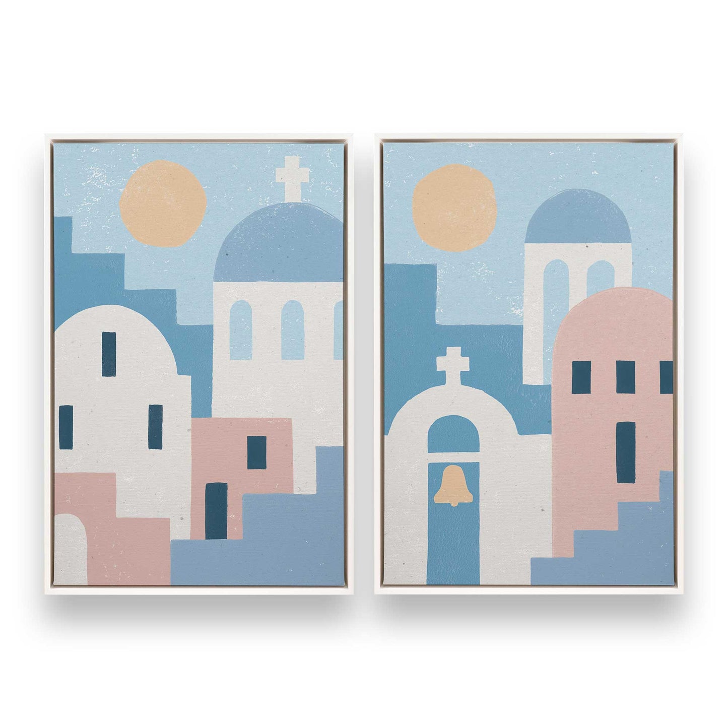 [Color:Opaque White], Picture of art in a White frame