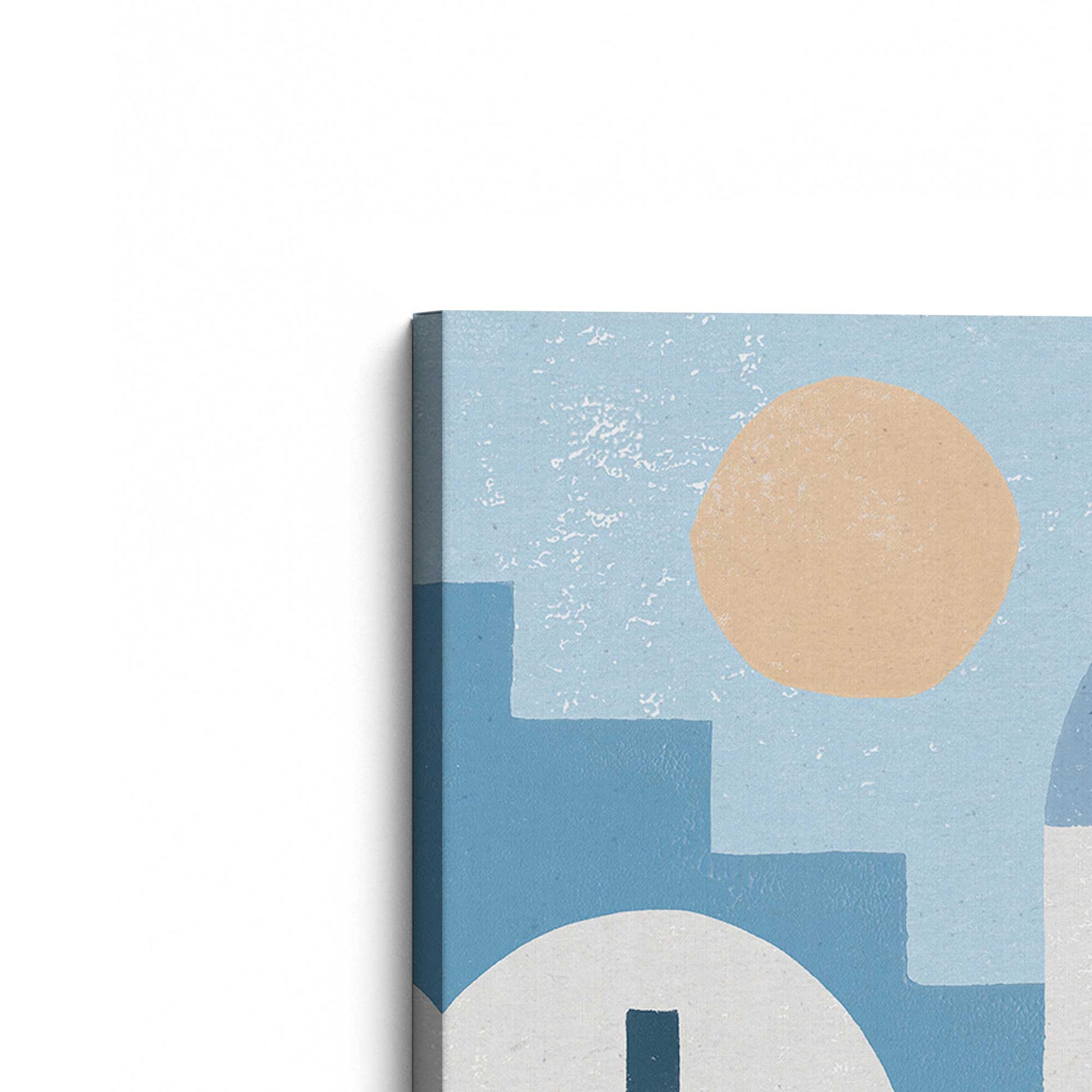 [Color:Stretched Canvas], Picture of the corner of the art