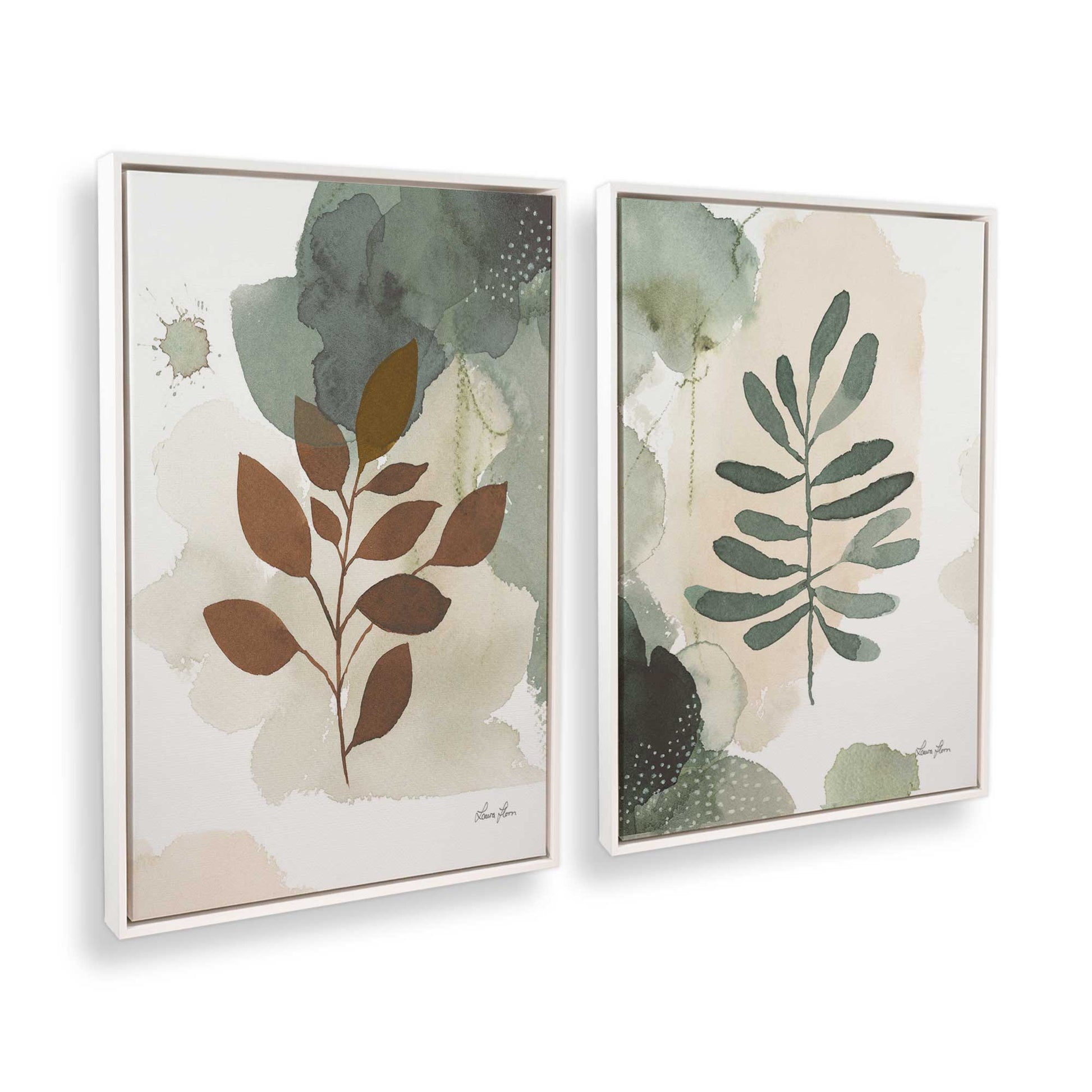 [Color:Opaque White], Picture of art in a White frame at an angle