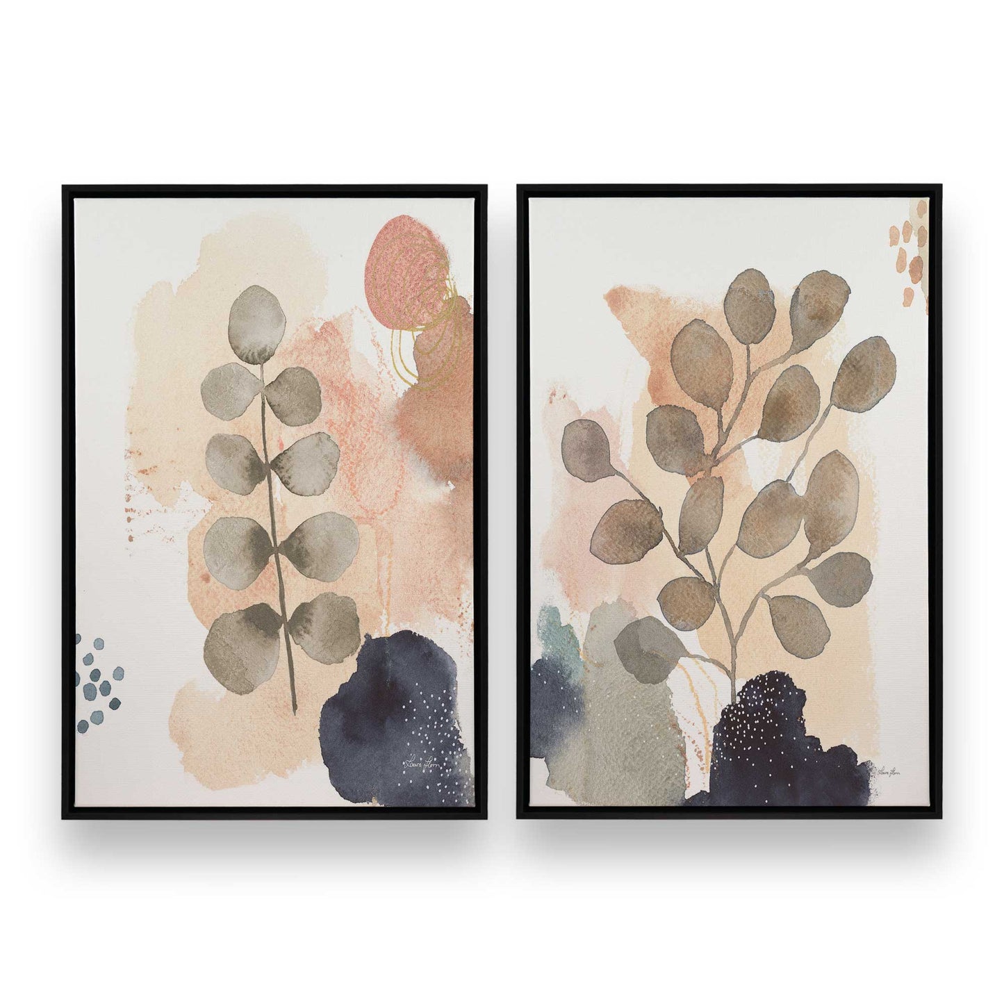 [Color:Satin Black], Picture of art in a Satin Black frame