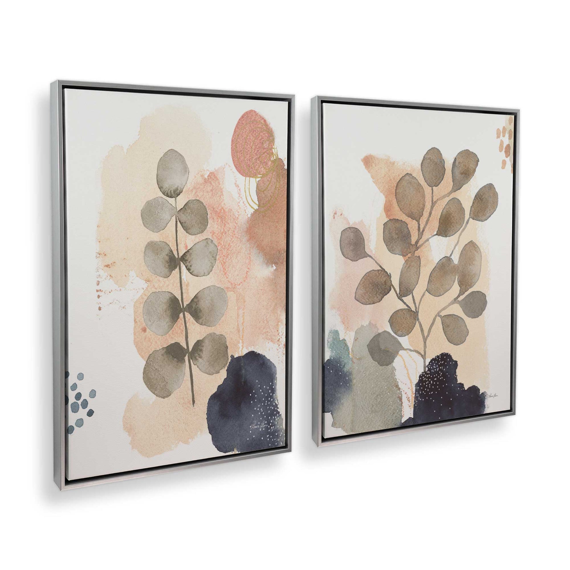 [Color:Polished Chrome], Picture of art in a Polished Chrome frame at an angle