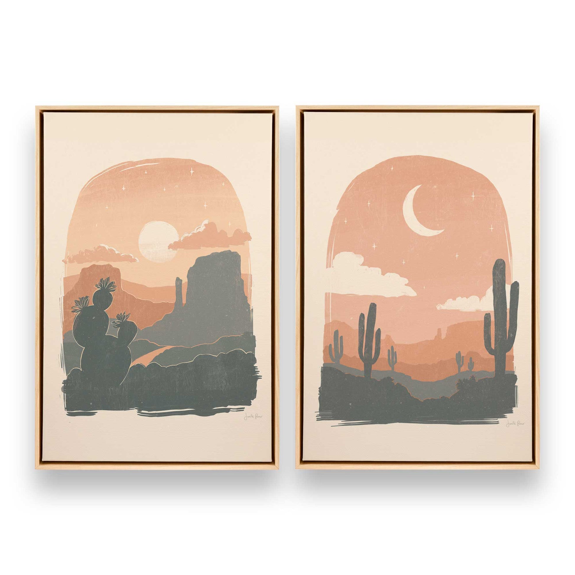 [Color:American Maple], Picture of art in a American Maple frame