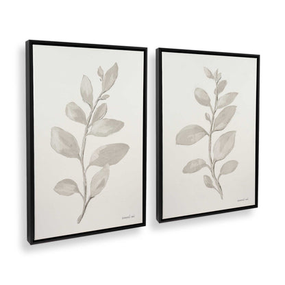 [Color:Satin Black], Picture of art in a Satin Black frame at an angle