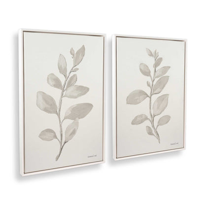 [Color:Opaque White], Picture of art in a White frame at an angle