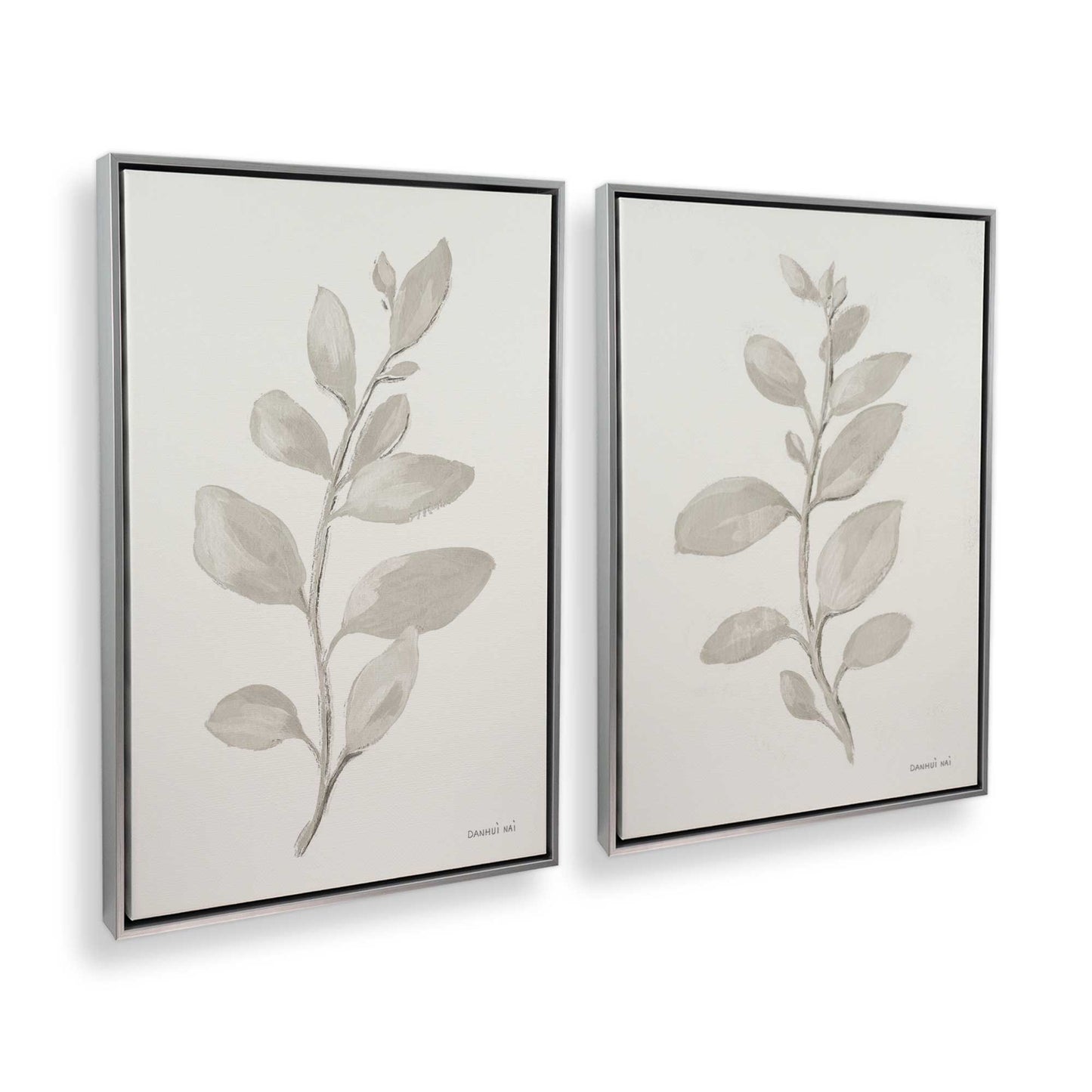 [Color:Polished Chrome], Picture of art in a Polished Chrome frame at an angle