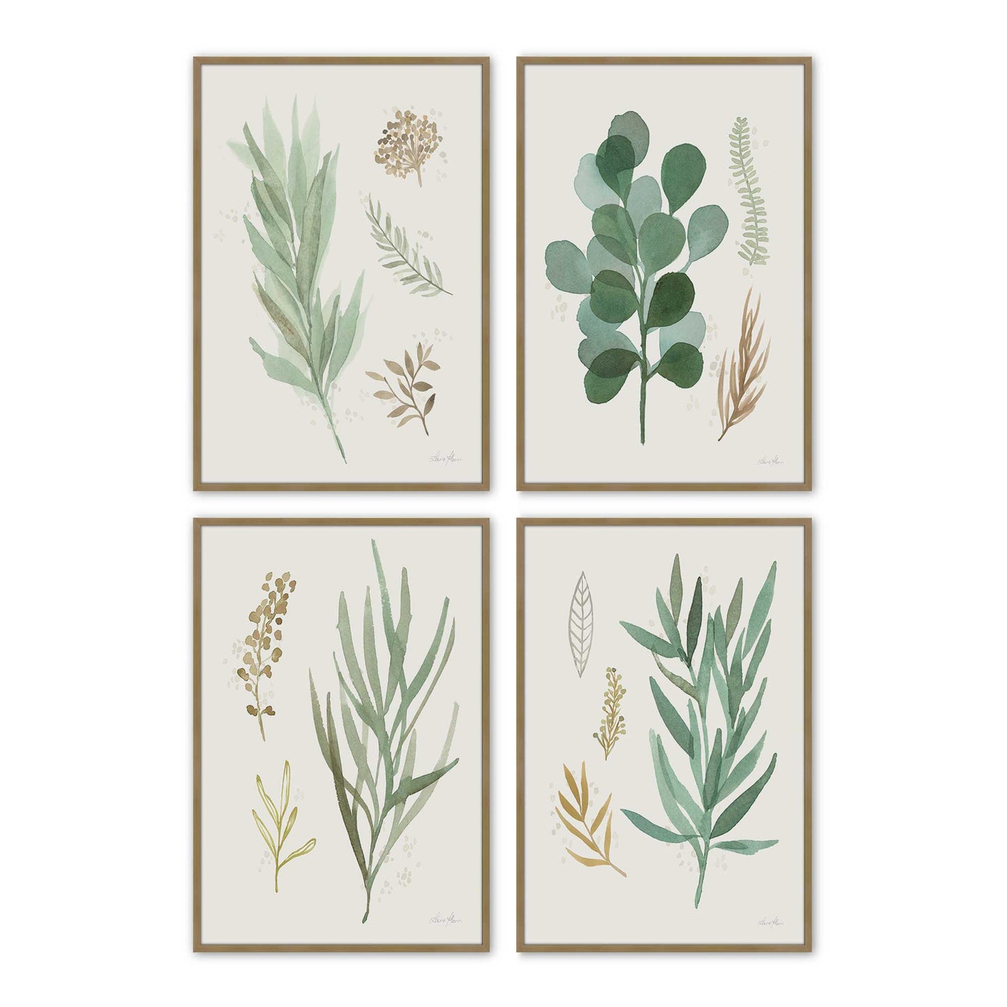 [Color:Brushed Gold], Picture of art in a Brushed Gold frame