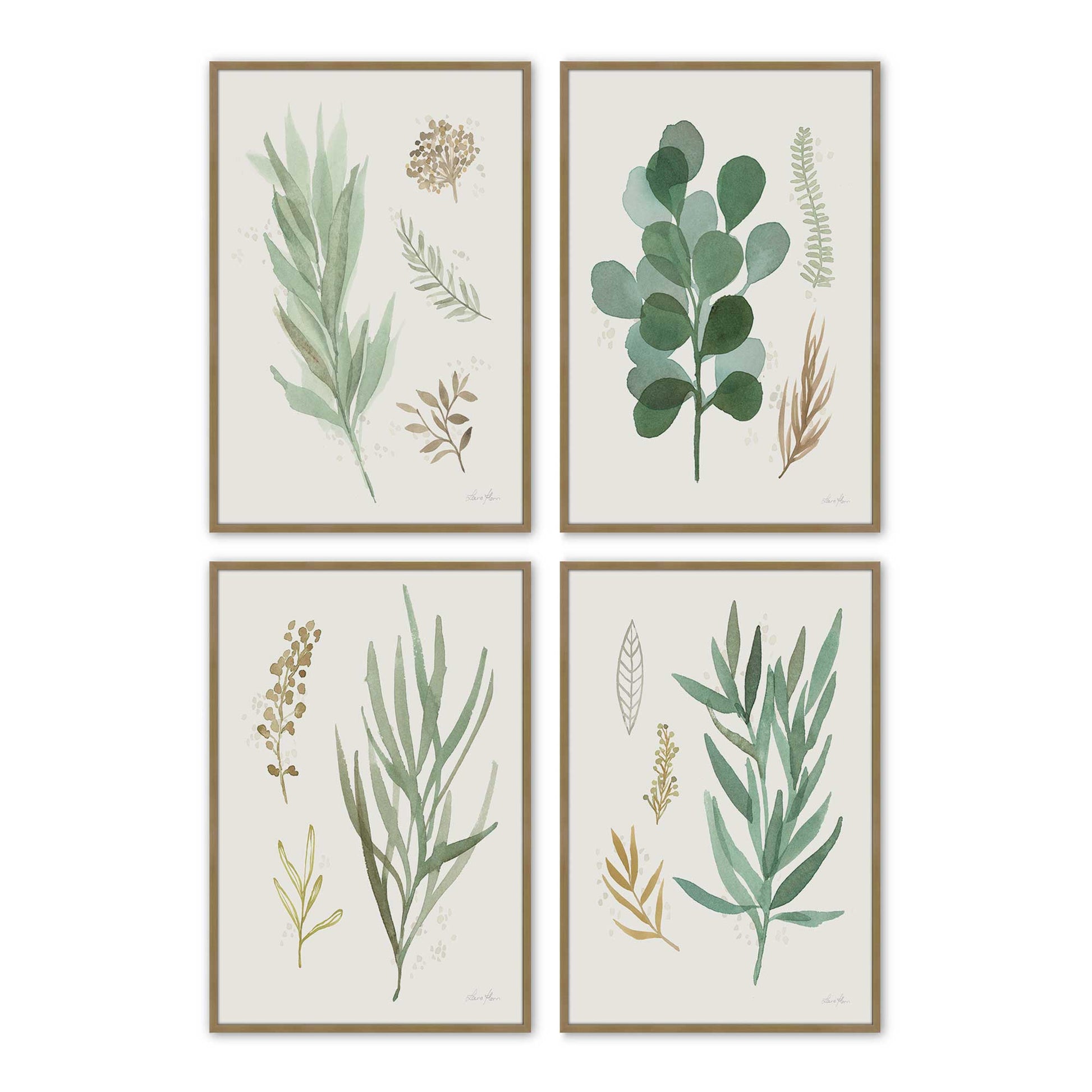 [Color:Brushed Gold], Picture of art in a Brushed Gold frame