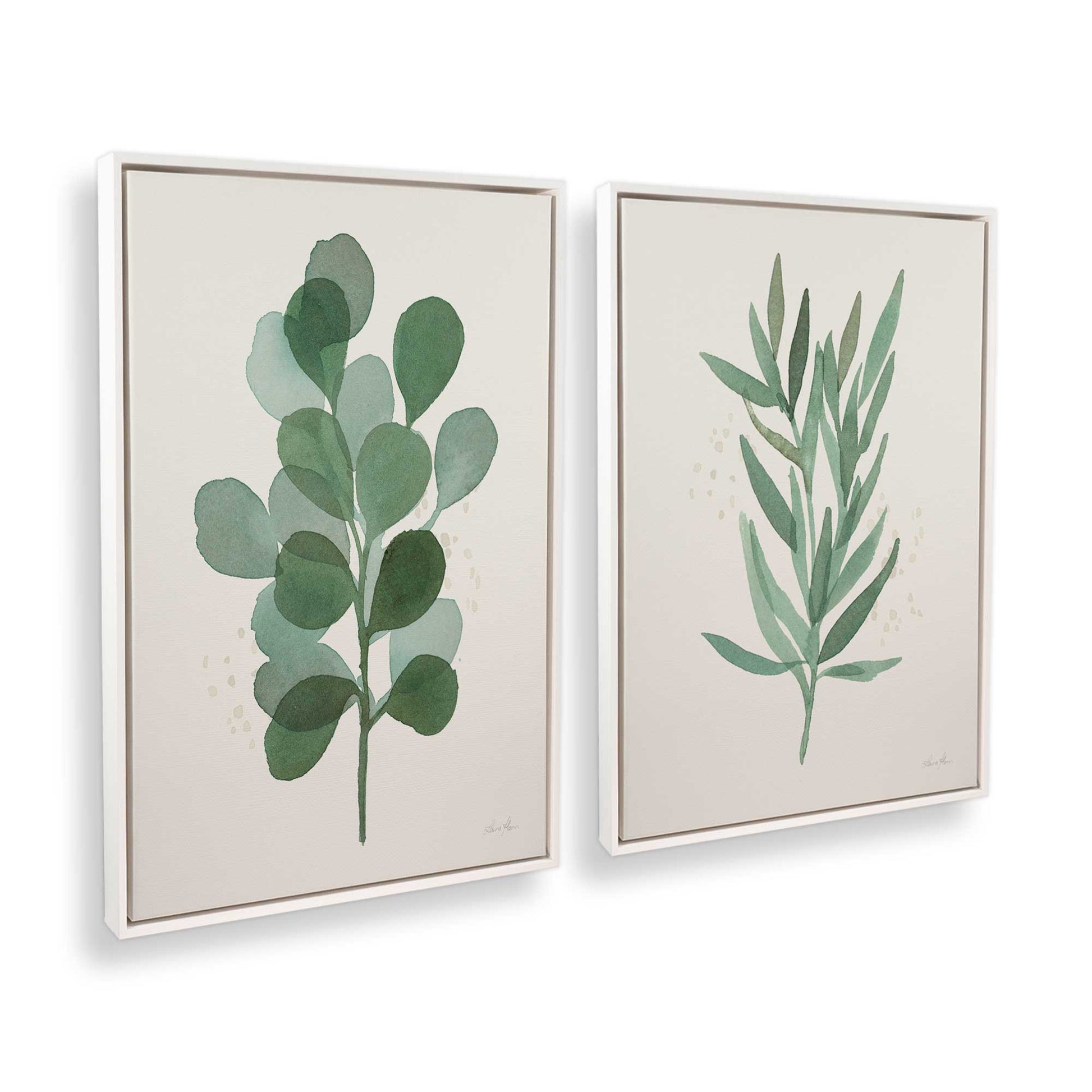 [Color:Opaque White], Picture of art in a White frame at an angle