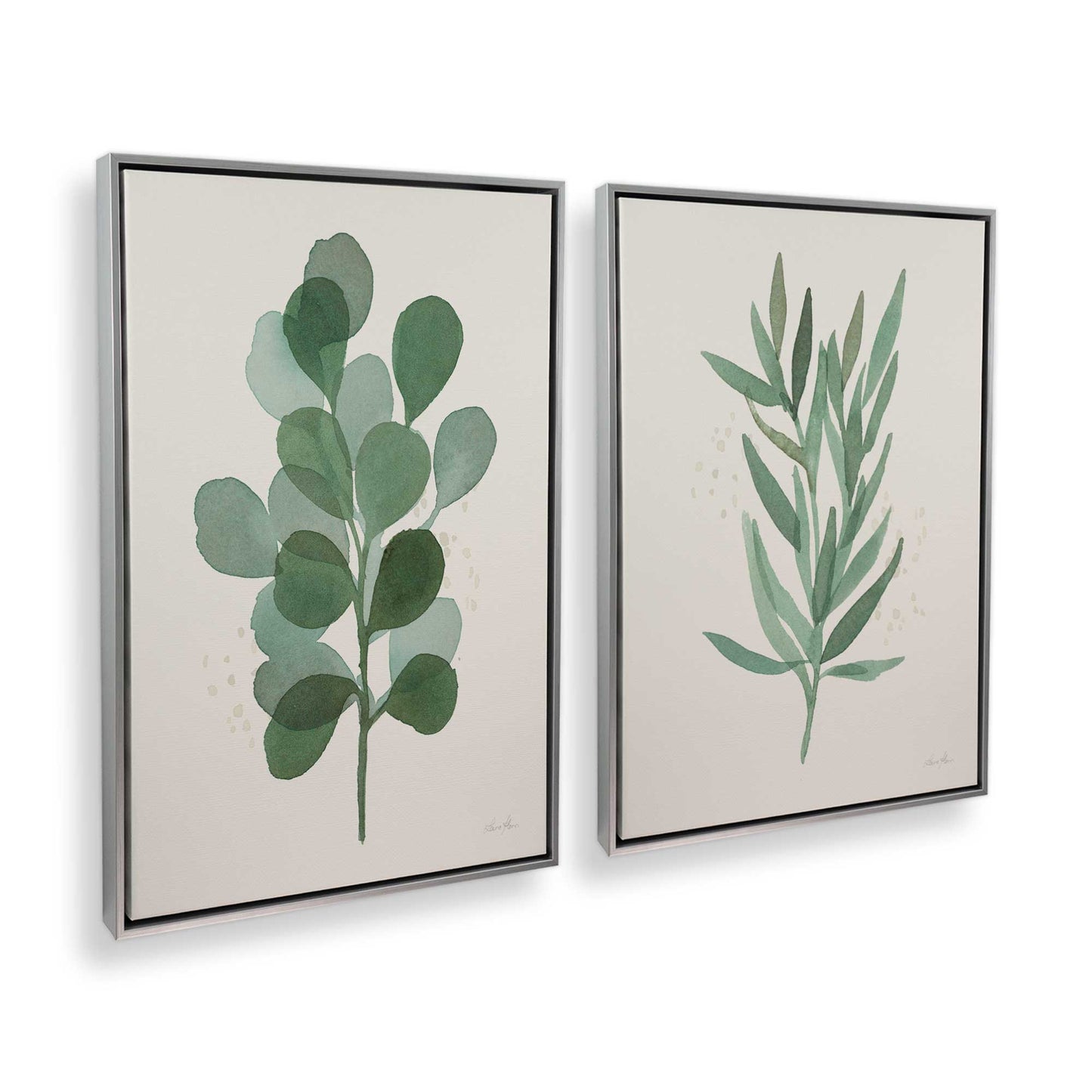 [Color:Polished Chrome], Picture of art in a Polished Chrome frame at an angle