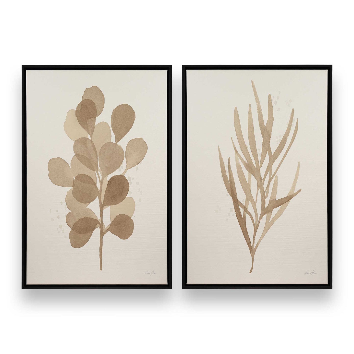 [Color:Satin Black], Picture of art in a Satin Black frame