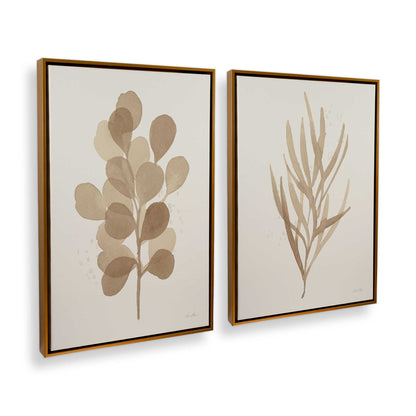 [Color:Polished Gold], Picture of art in a Polished Gold frame at an angle