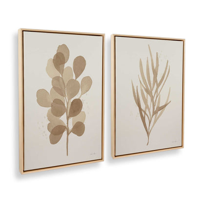 [Color:American Maple], Picture of art in a American Maple frame at an angle