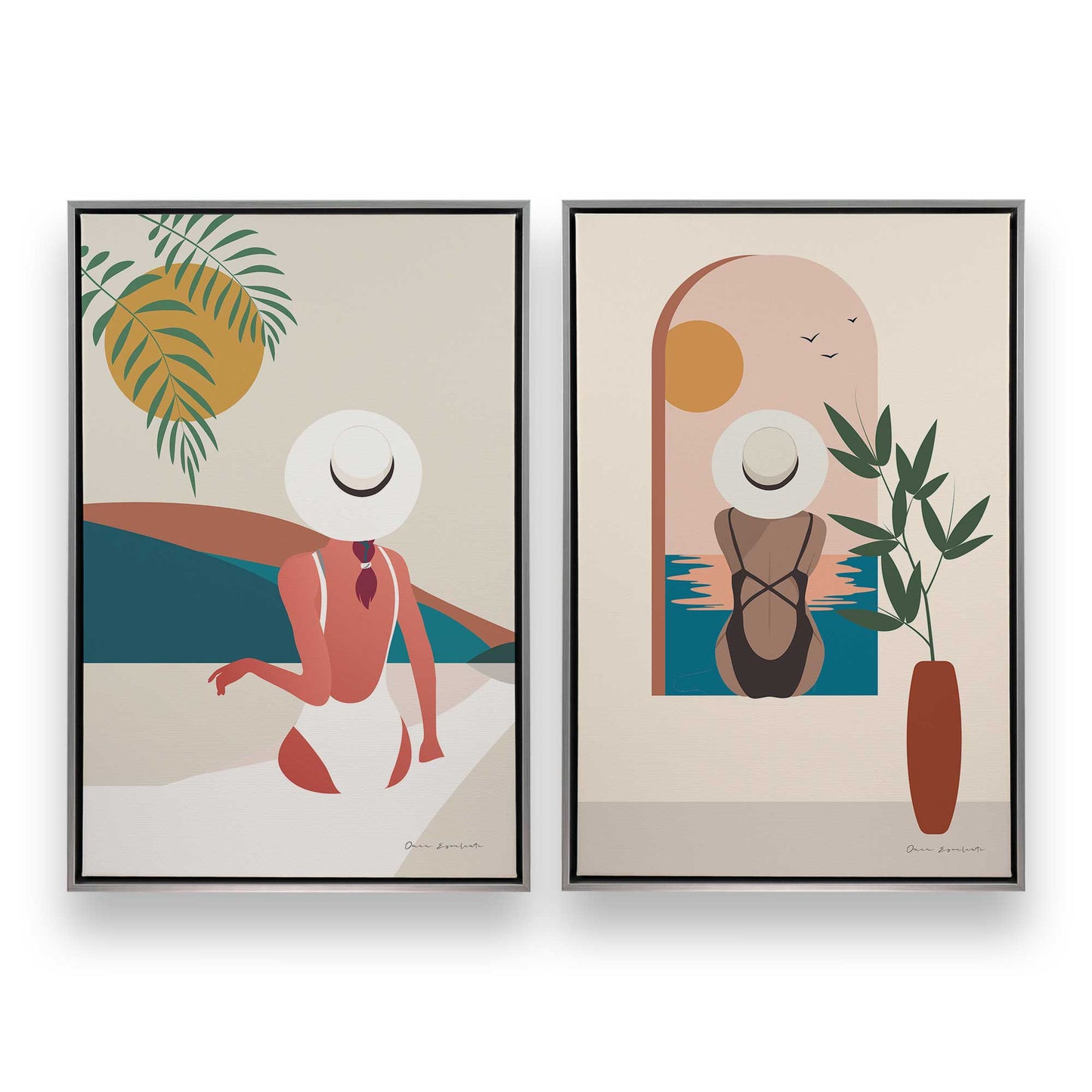 [Color:Polished Chrome], Picture of art in a Polished Chrome frame