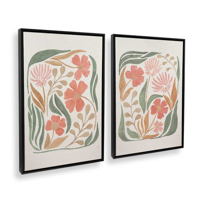 [Color:Satin Black], Picture of art in a Satin Black frame at an angle