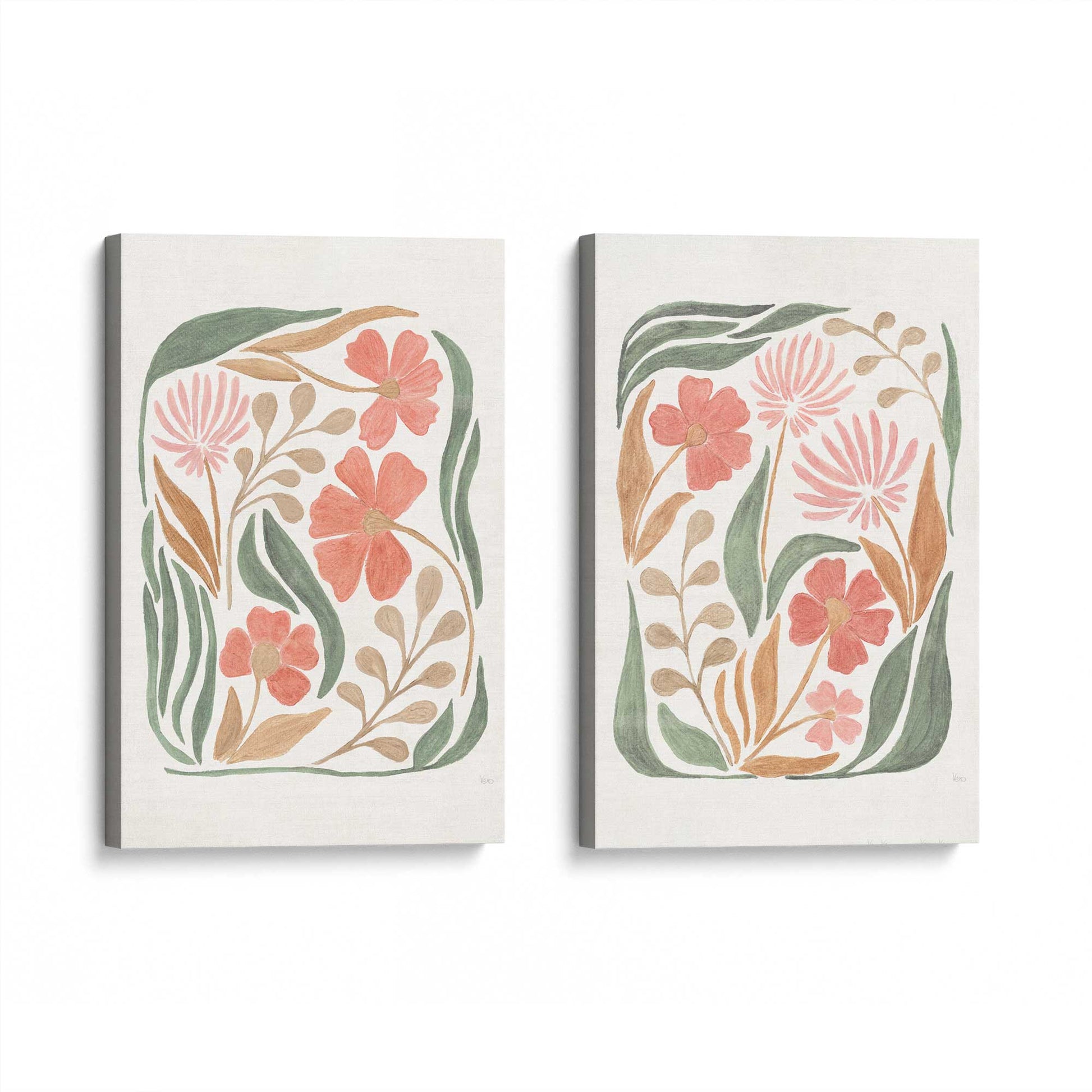 [Color:Stretched Canvas], Picture of art at an angle